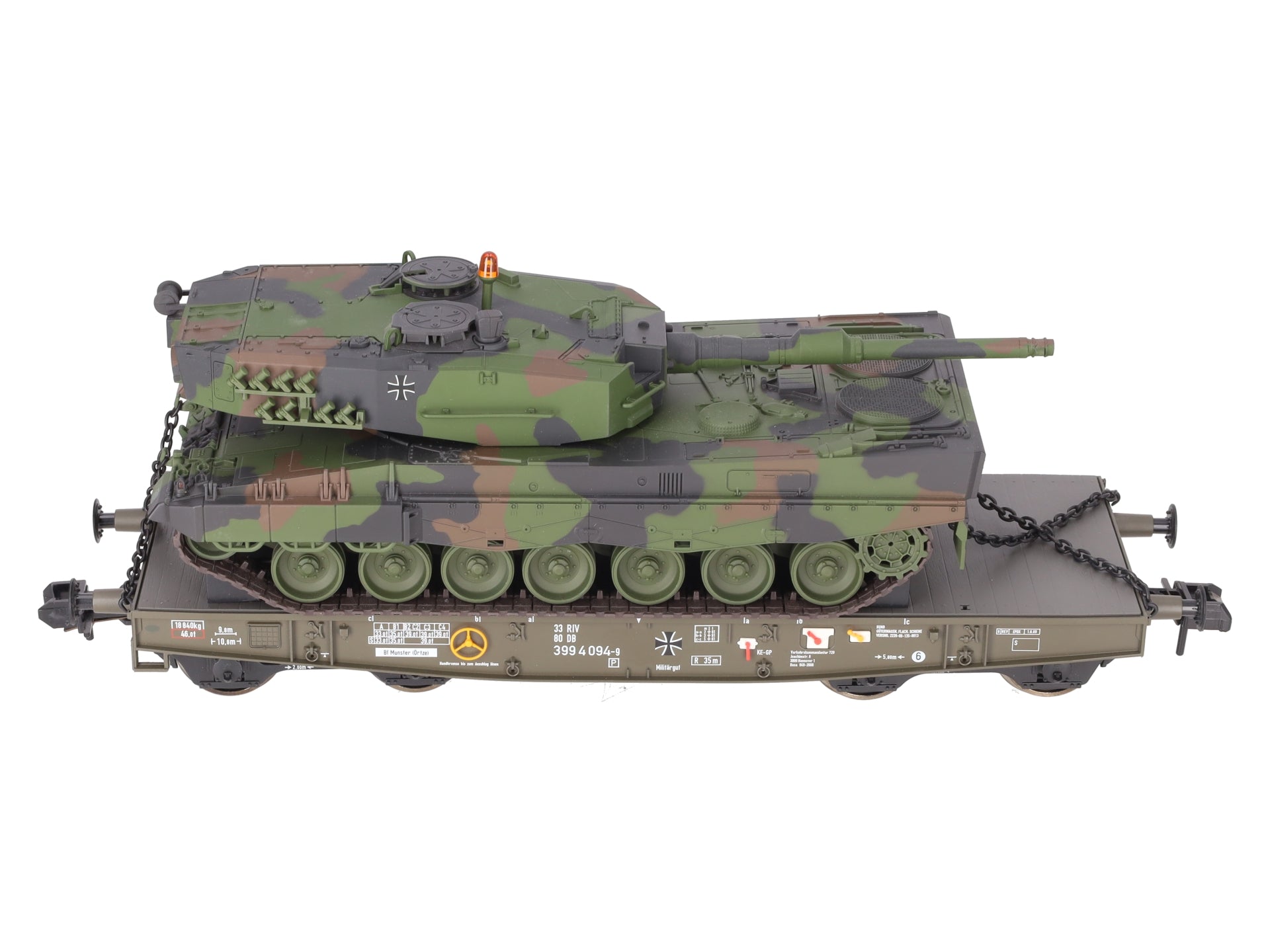 Marklin 58035-04 Gauge 1 Military Flatcar w/ Leopard 2A1 Tank Load LN/Box