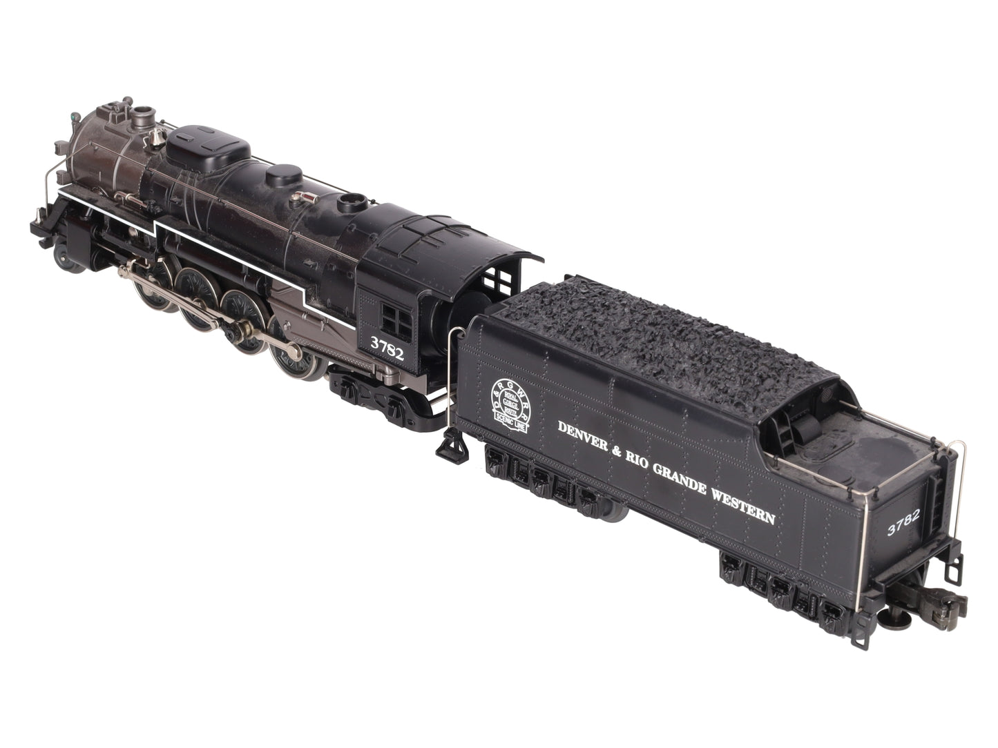 Williams BERK115 O Rio Grande Berkshire 2-8-4 Engine & Tender Set Cab #3782 LN/Box