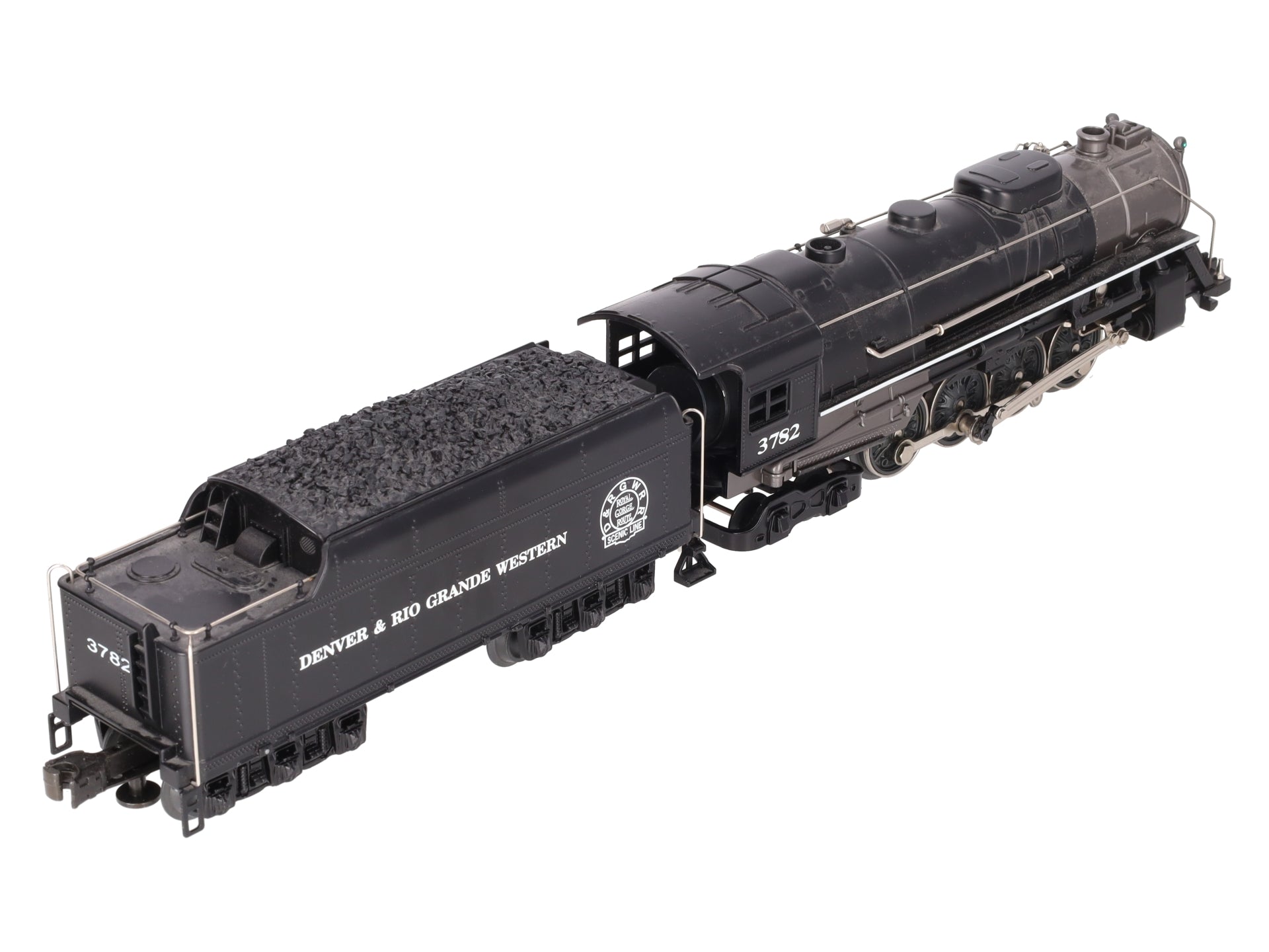 Williams BERK115 O Rio Grande Berkshire 2-8-4 Engine & Tender Set Cab #3782 LN/Box