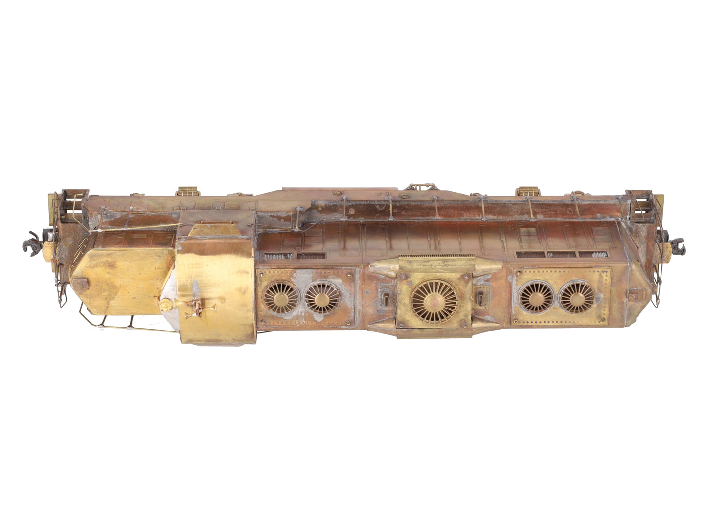 O Scale 2-Rail BRASS Unpainted Powered SD45 Diesel Locomotive EX