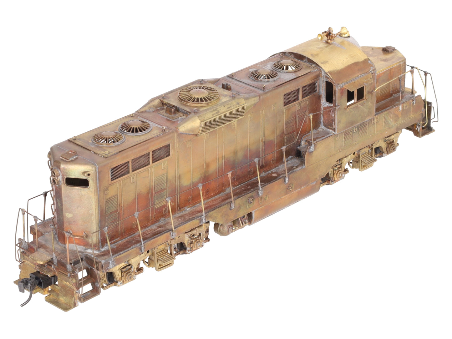 O Scale 2-Rail BRASS Unpainted Powered SD45 Diesel Locomotive EX