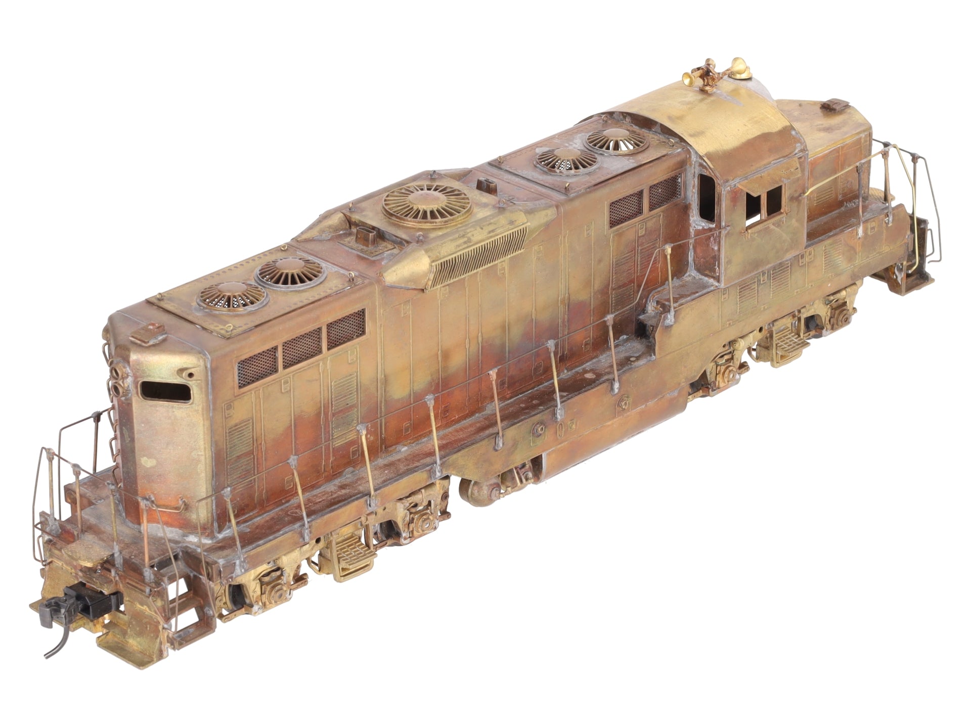 O Scale 2-Rail BRASS Unpainted Powered SD45 Diesel Locomotive EX