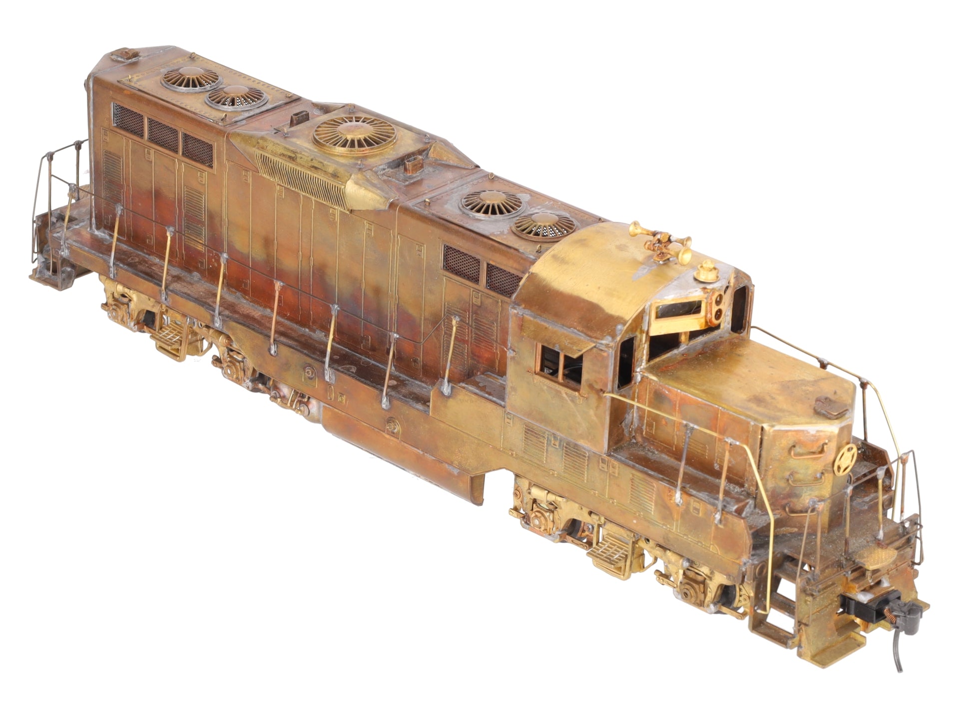 O Scale 2-Rail BRASS Unpainted Powered SD45 Diesel Locomotive EX
