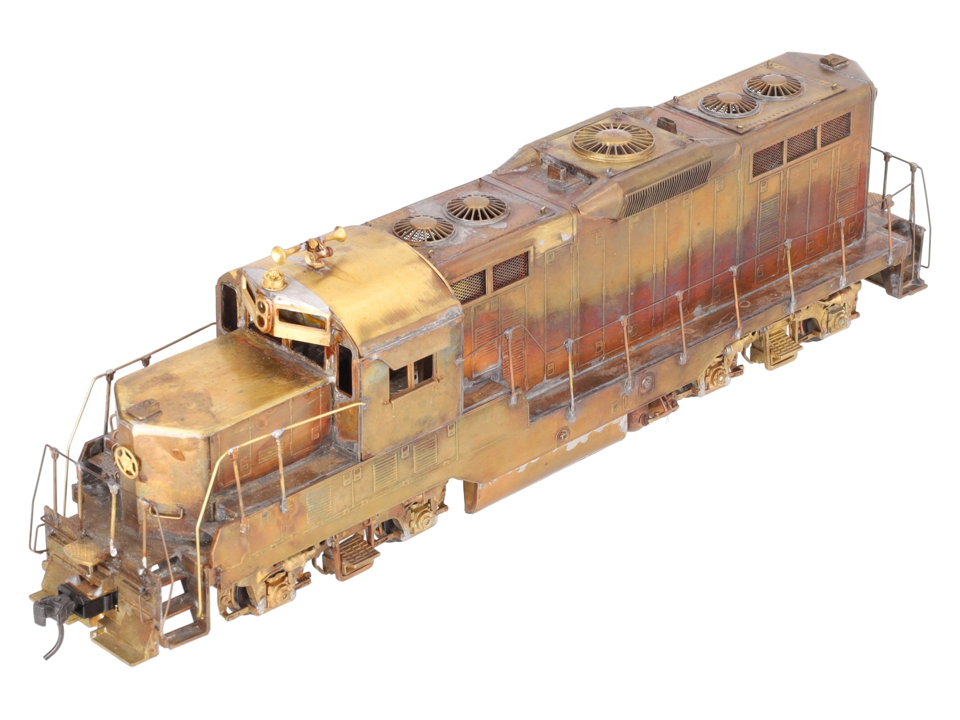 O Scale 2-Rail BRASS Unpainted Powered SD45 Diesel Locomotive EX
