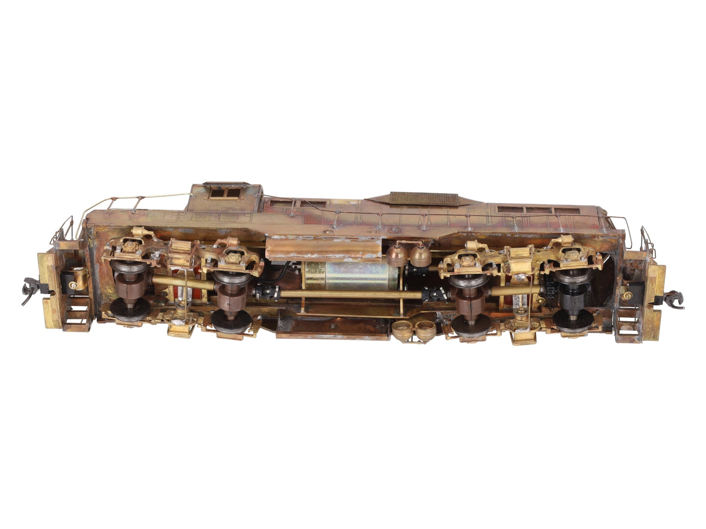 O Scale 2-Rail BRASS Unpainted Powered SD45 Diesel Locomotive EX