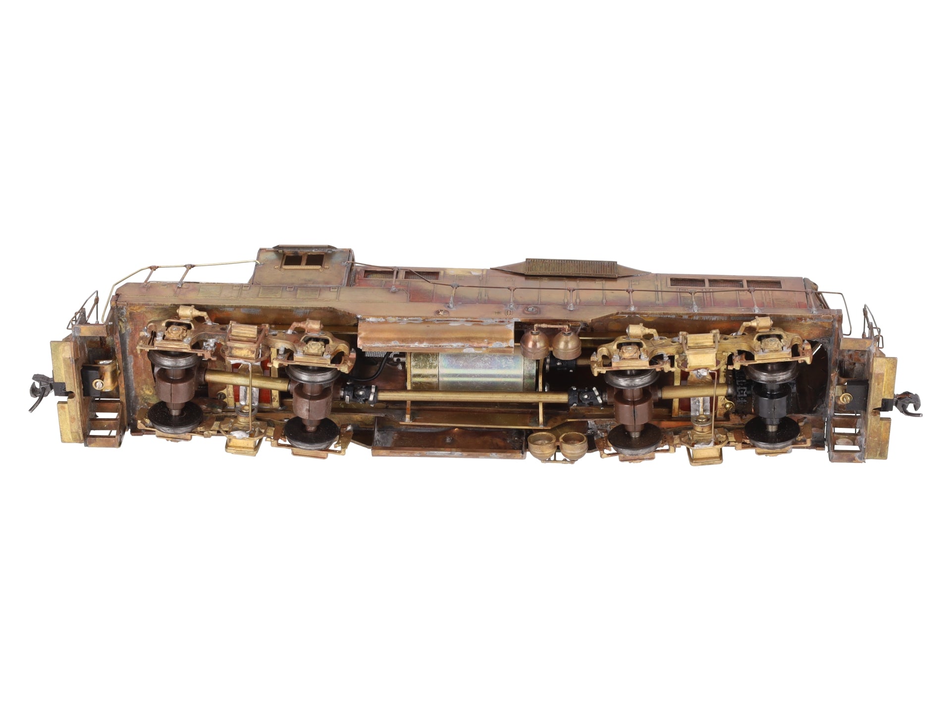 O Scale 2-Rail BRASS Unpainted Powered SD45 Diesel Locomotive EX