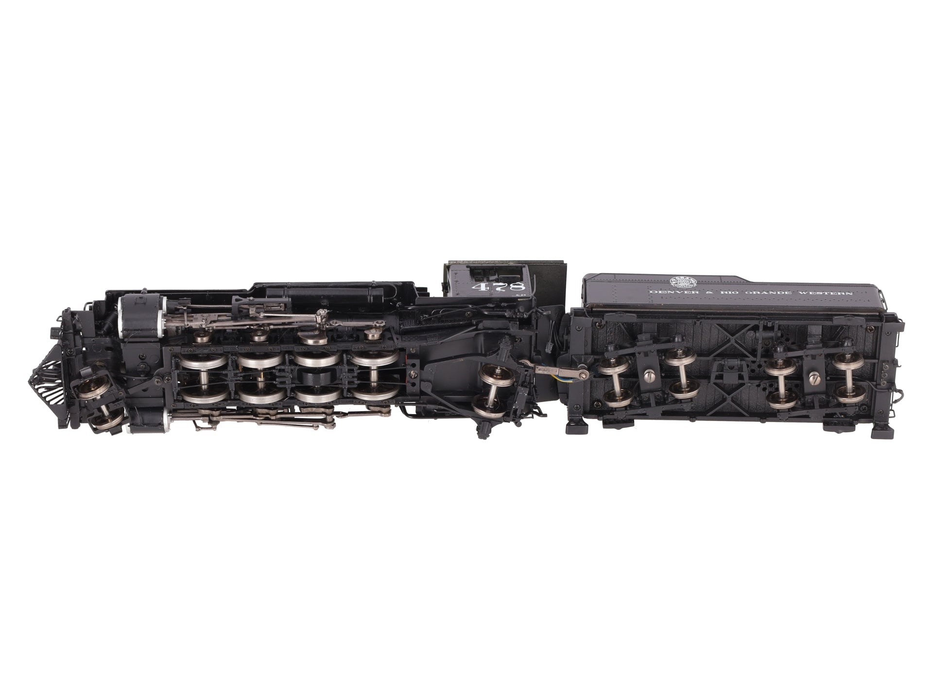 Mountain Model Imports DC1031-1 On30 BRASS D&RGW K-28 2-8-2 Loco & Tender #478 EX/Box
