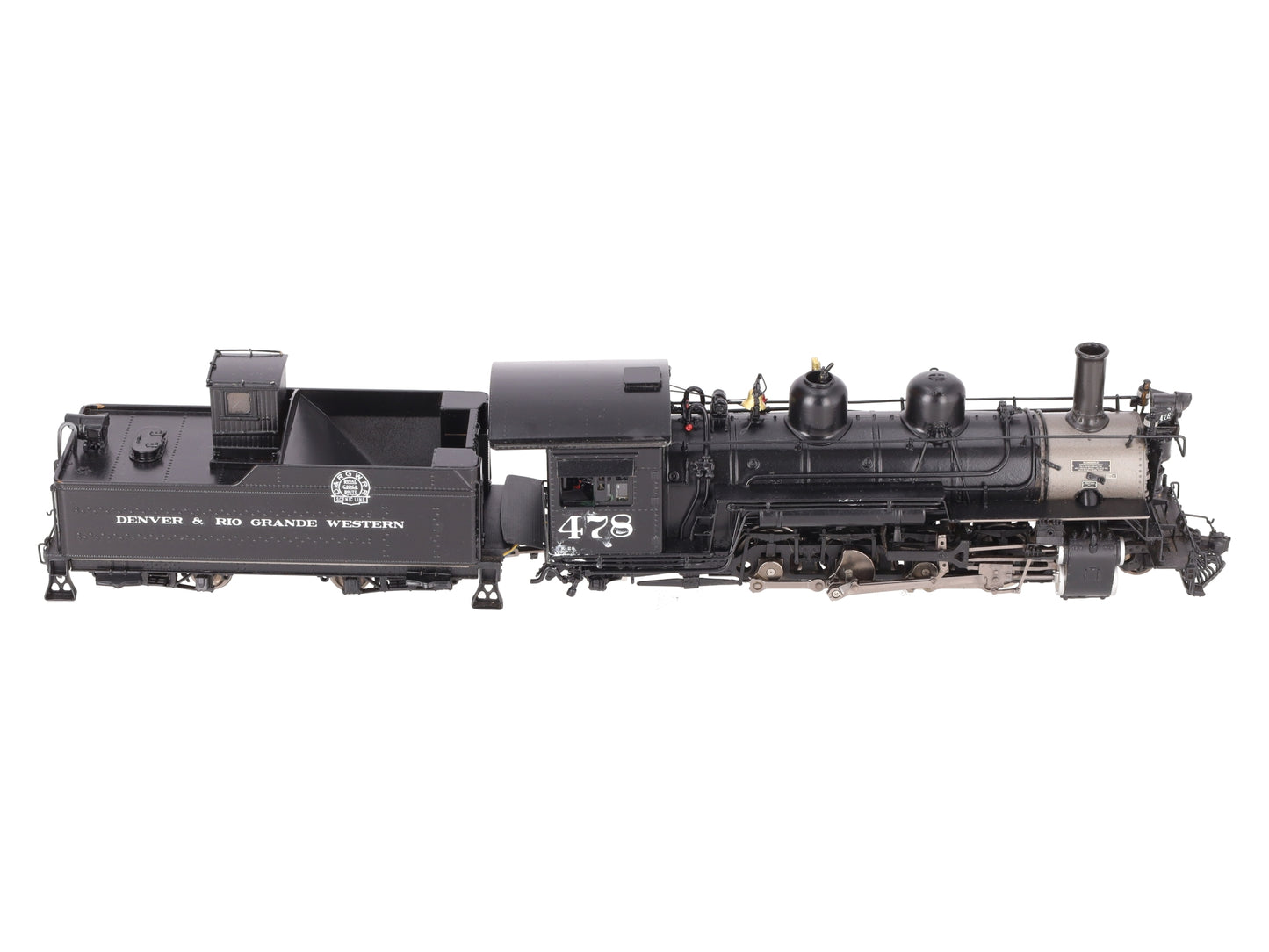 Mountain Model Imports DC1031-1 On30 BRASS D&RGW K-28 2-8-2 Loco & Tender #478 EX/Box