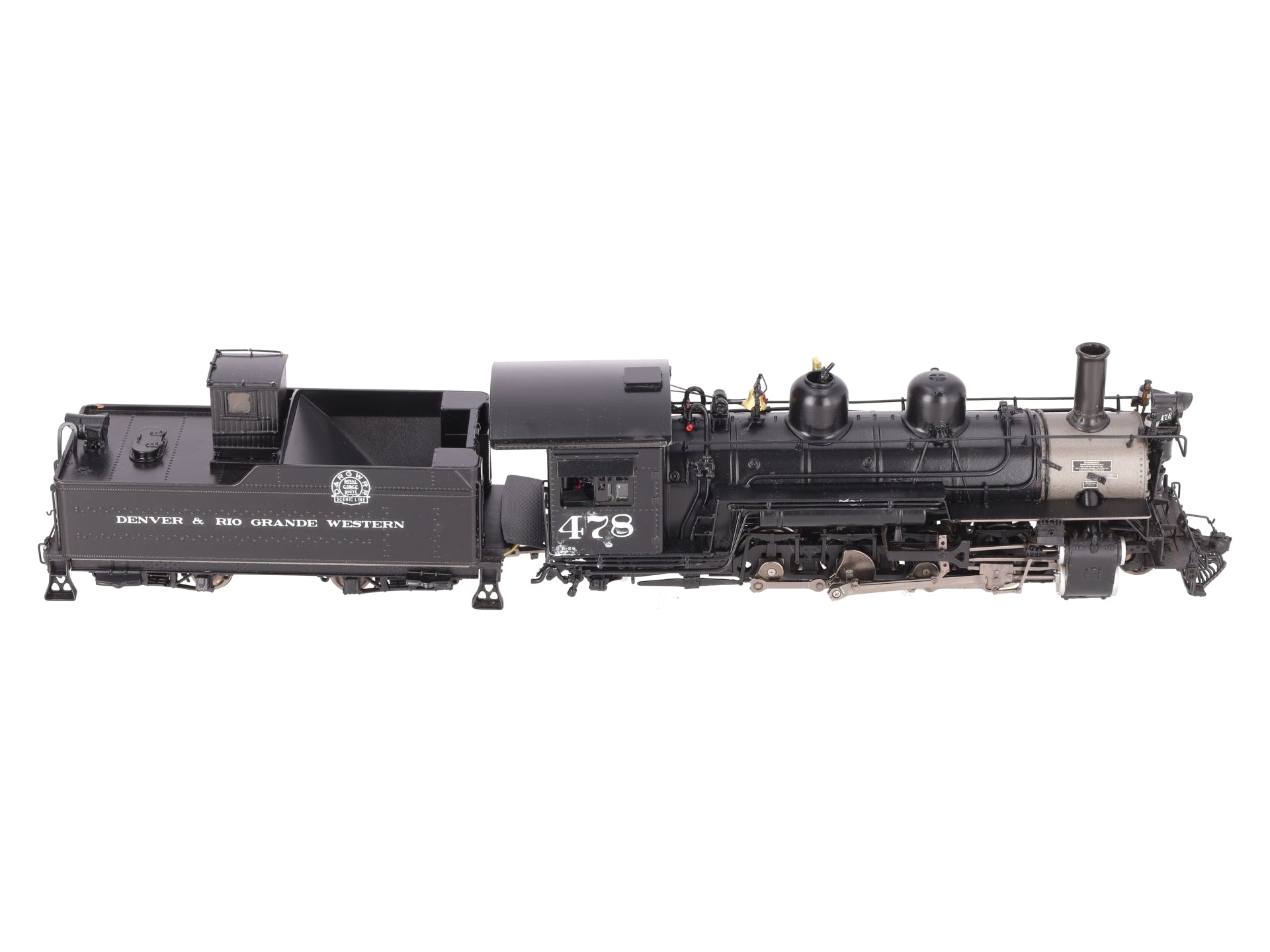 Mountain Model Imports DC1031-1 On30 BRASS D&RGW K-28 2-8-2 Loco & Tender #478 EX/Box