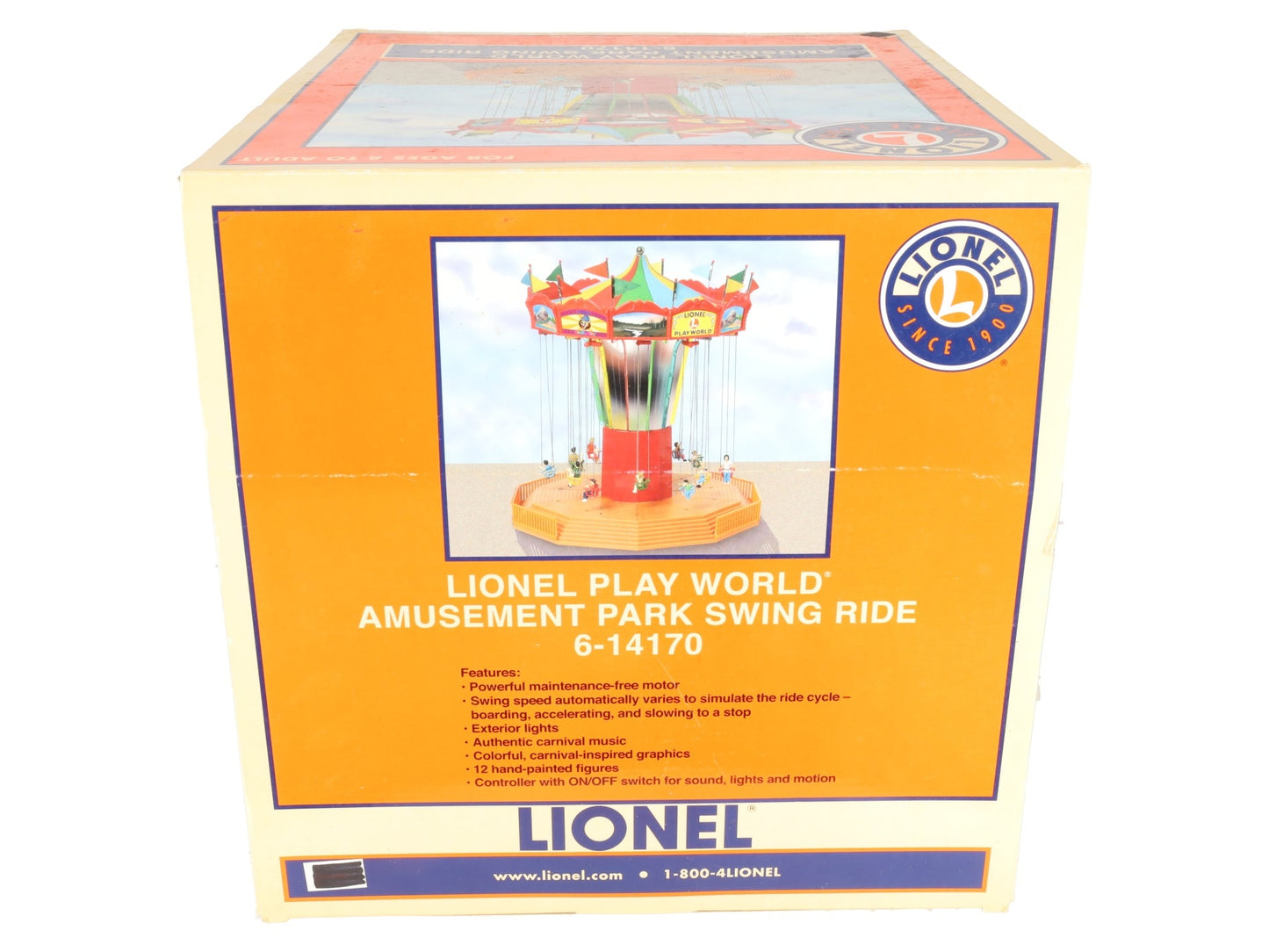 Lionel 6-14170 O Gauge Amusement Park Swing Set EX/Box