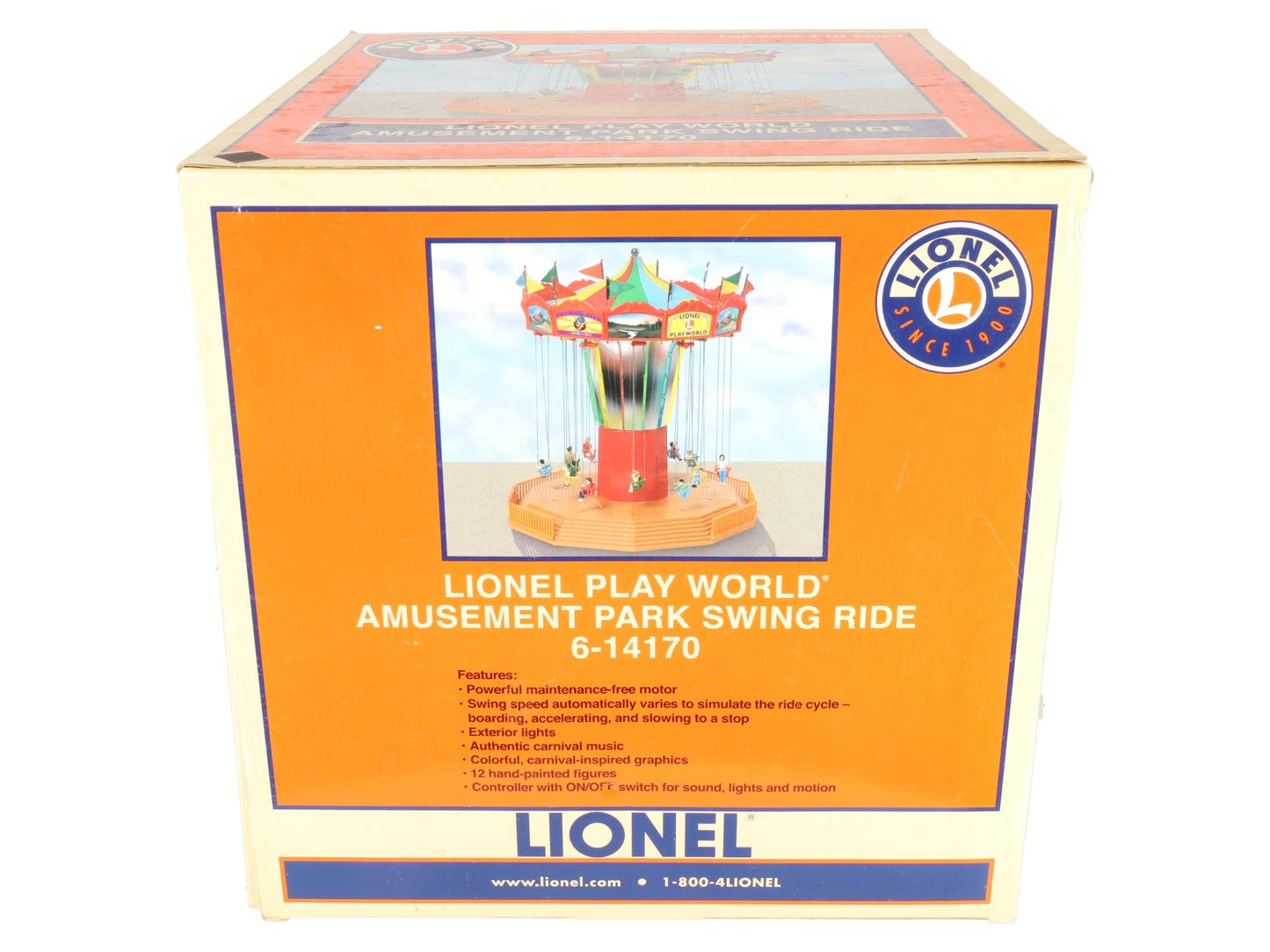 Lionel 6-14170 O Gauge Amusement Park Swing Set EX/Box