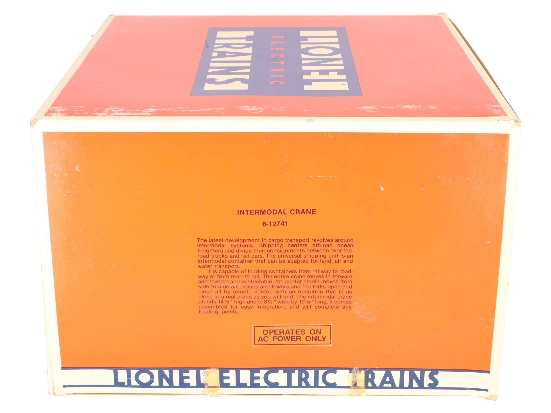Lionel 6-12741 O Gauge Union Pacific Intermodal Crane EX/Box