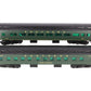 Lionel 1927480 O Gauge Southern 18" Passenger Car 2 Pack B EX/Box