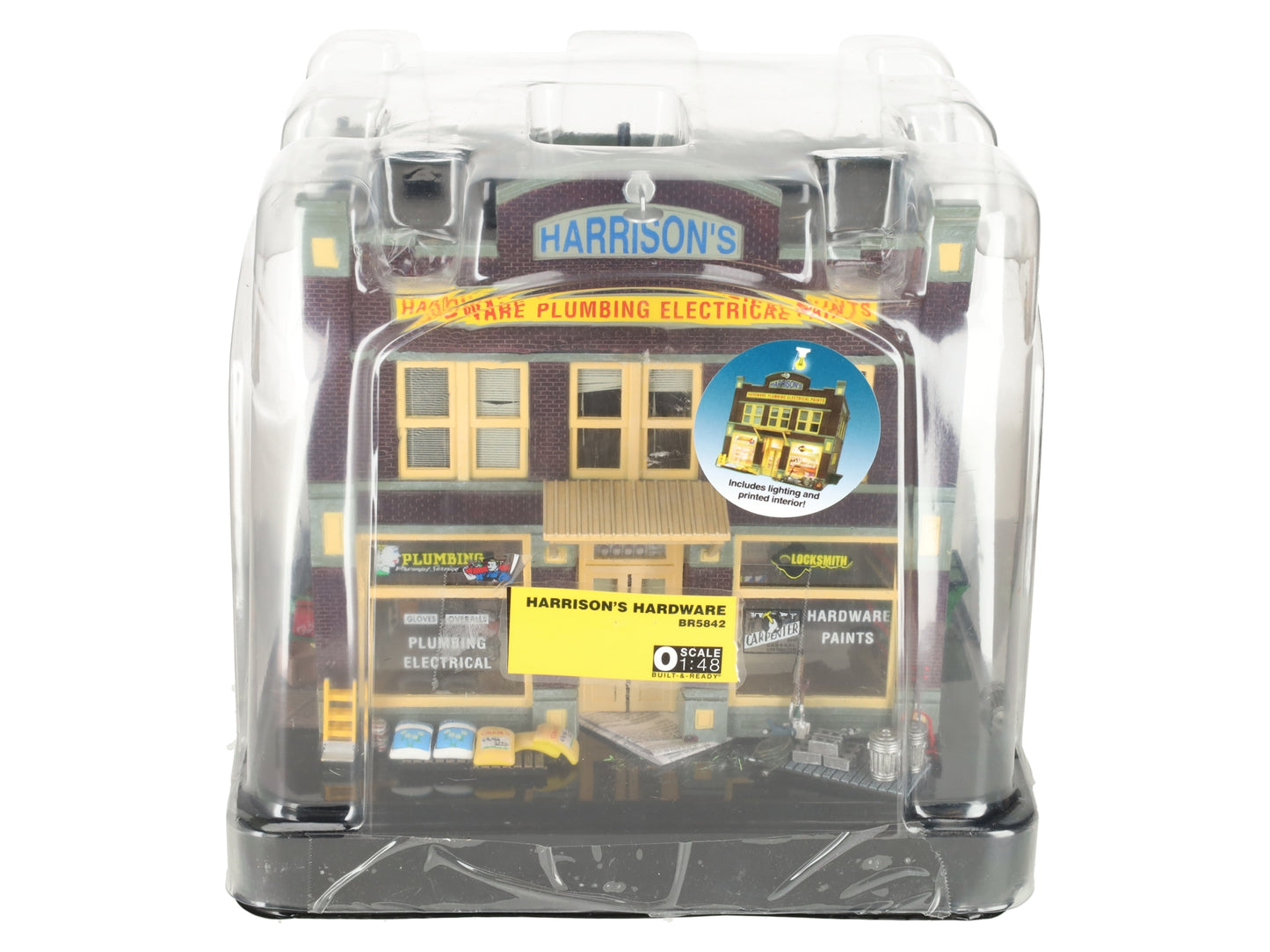 Woodland Scenics BR5842 O Built-&-Ready Harrison's Hardware Building EX/Box