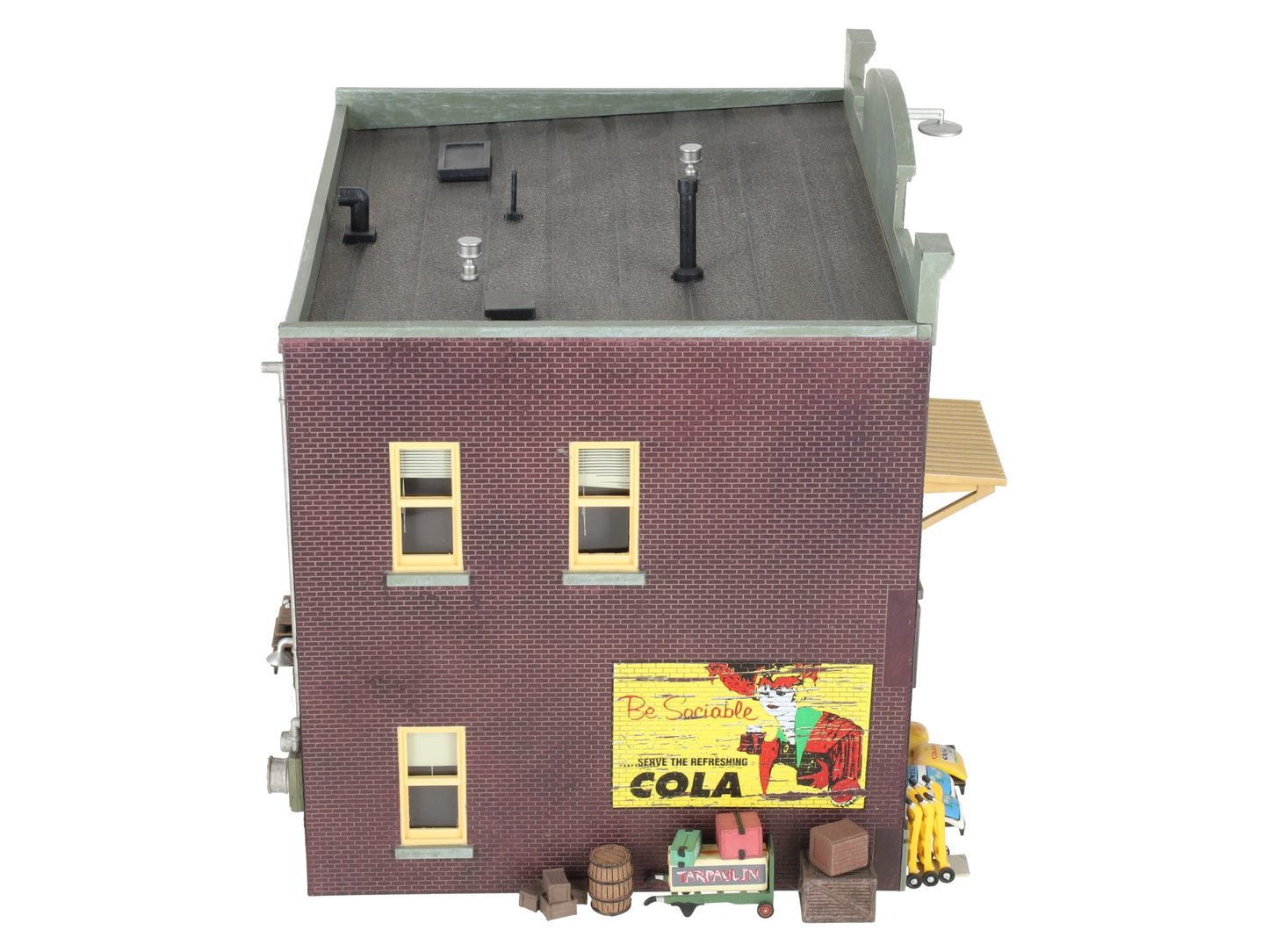 Woodland Scenics BR5842 O Built-&-Ready Harrison's Hardware Building EX/Box