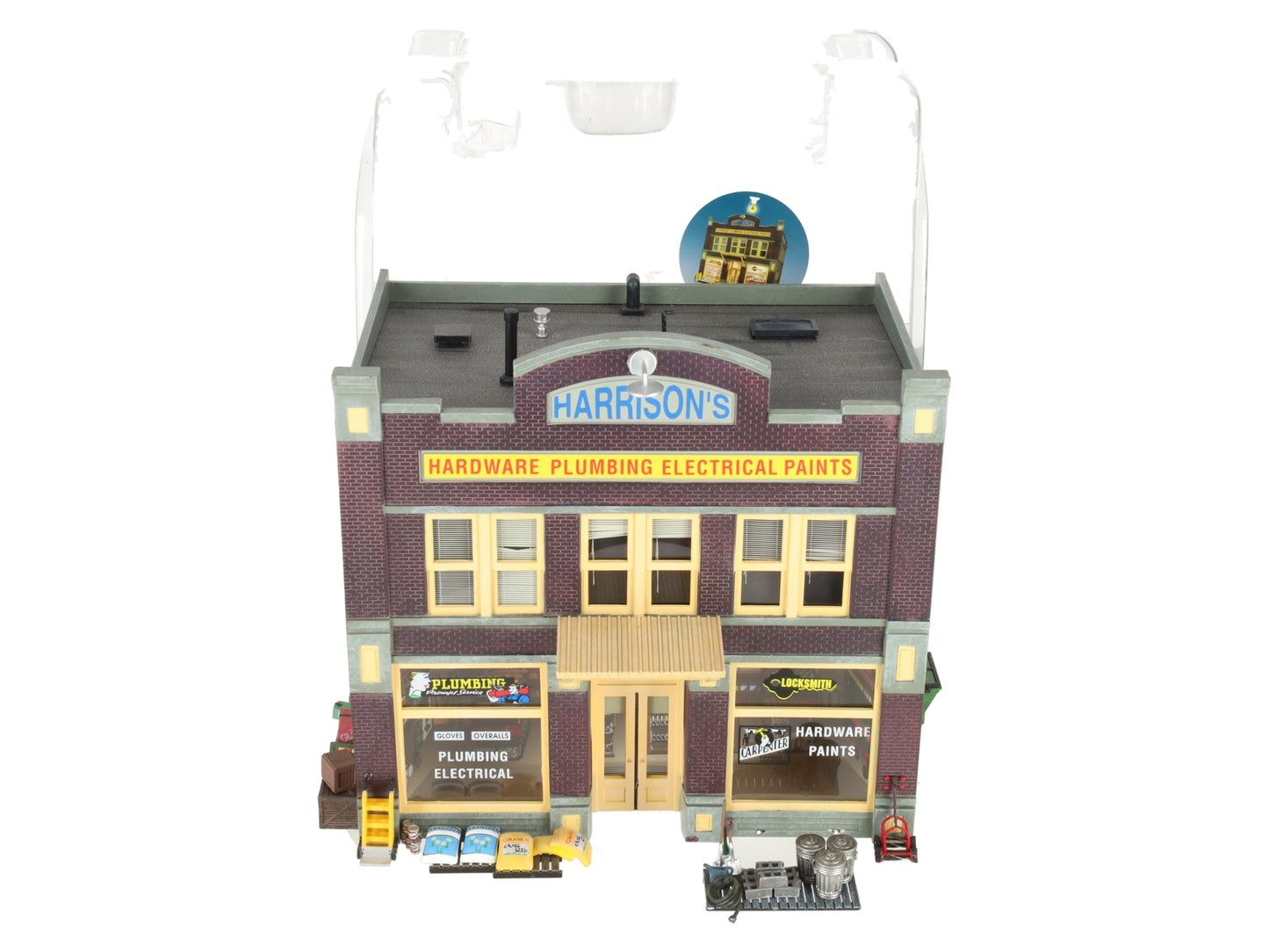Woodland Scenics BR5842 O Built-&-Ready Harrison's Hardware Building EX/Box