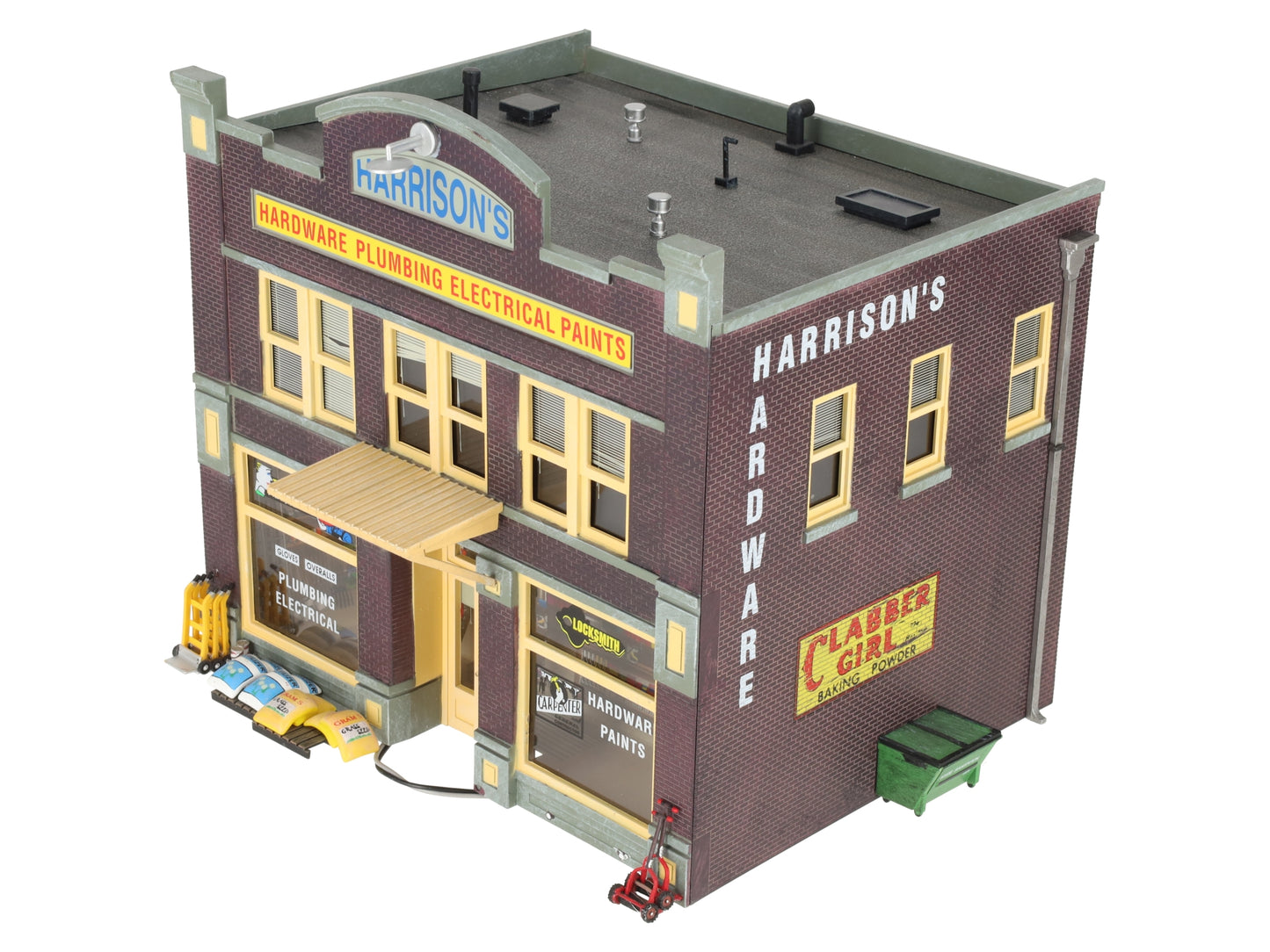 Woodland Scenics BR5842 O Built-&-Ready Harrison's Hardware Building EX/Box