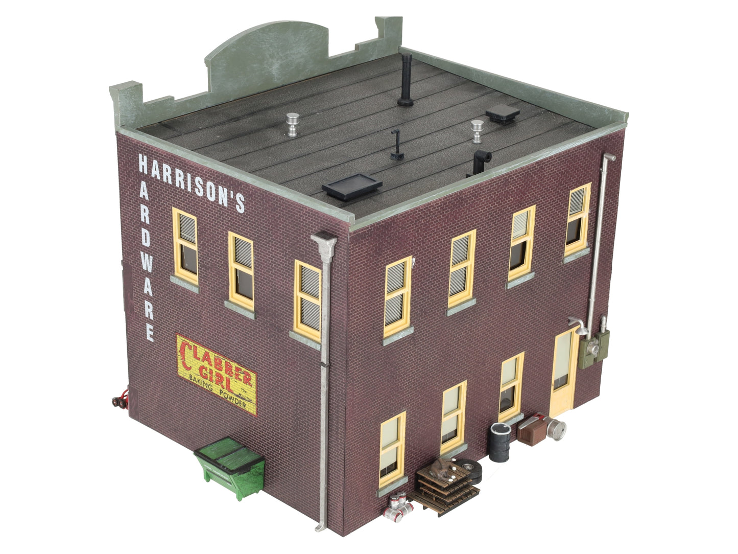 Woodland Scenics BR5842 O Built-&-Ready Harrison's Hardware Building EX/Box