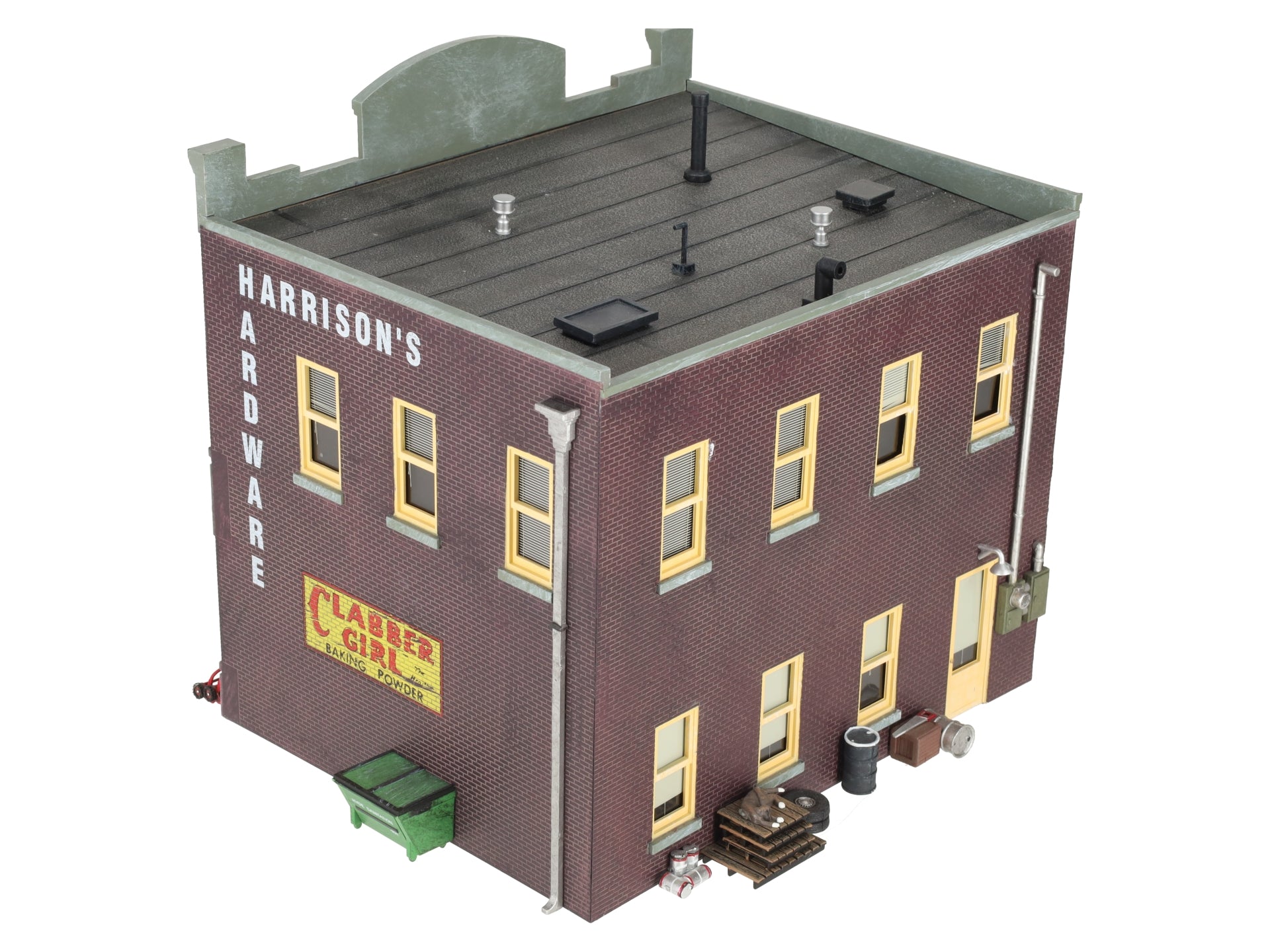 Woodland Scenics BR5842 O Built-&-Ready Harrison's Hardware Building EX/Box