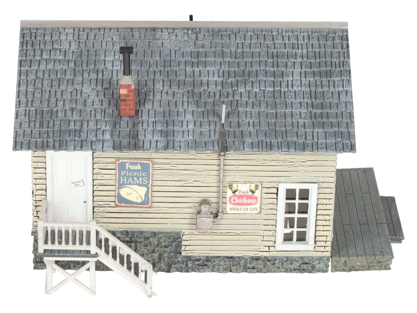 Woodland Scenics BR5872 O Assembled Built-N-Ready Butcher Shop Building