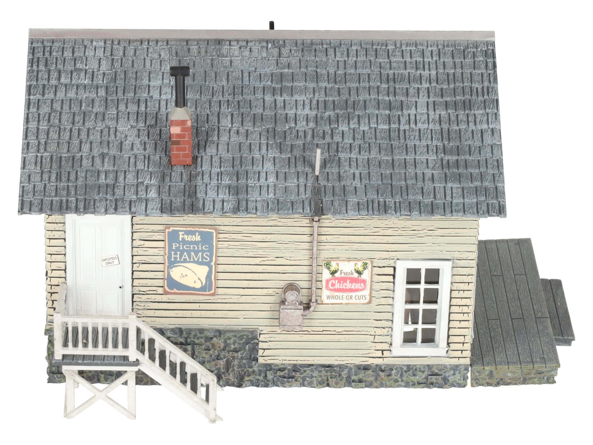 Woodland Scenics BR5872 O Assembled Built-N-Ready Butcher Shop Building LN/Box