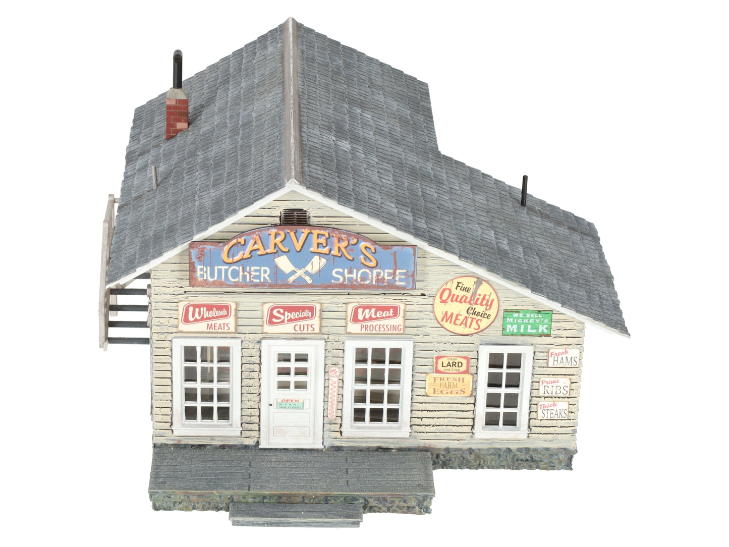 Woodland Scenics BR5872 O Assembled Built-N-Ready Butcher Shop Building LN/Box