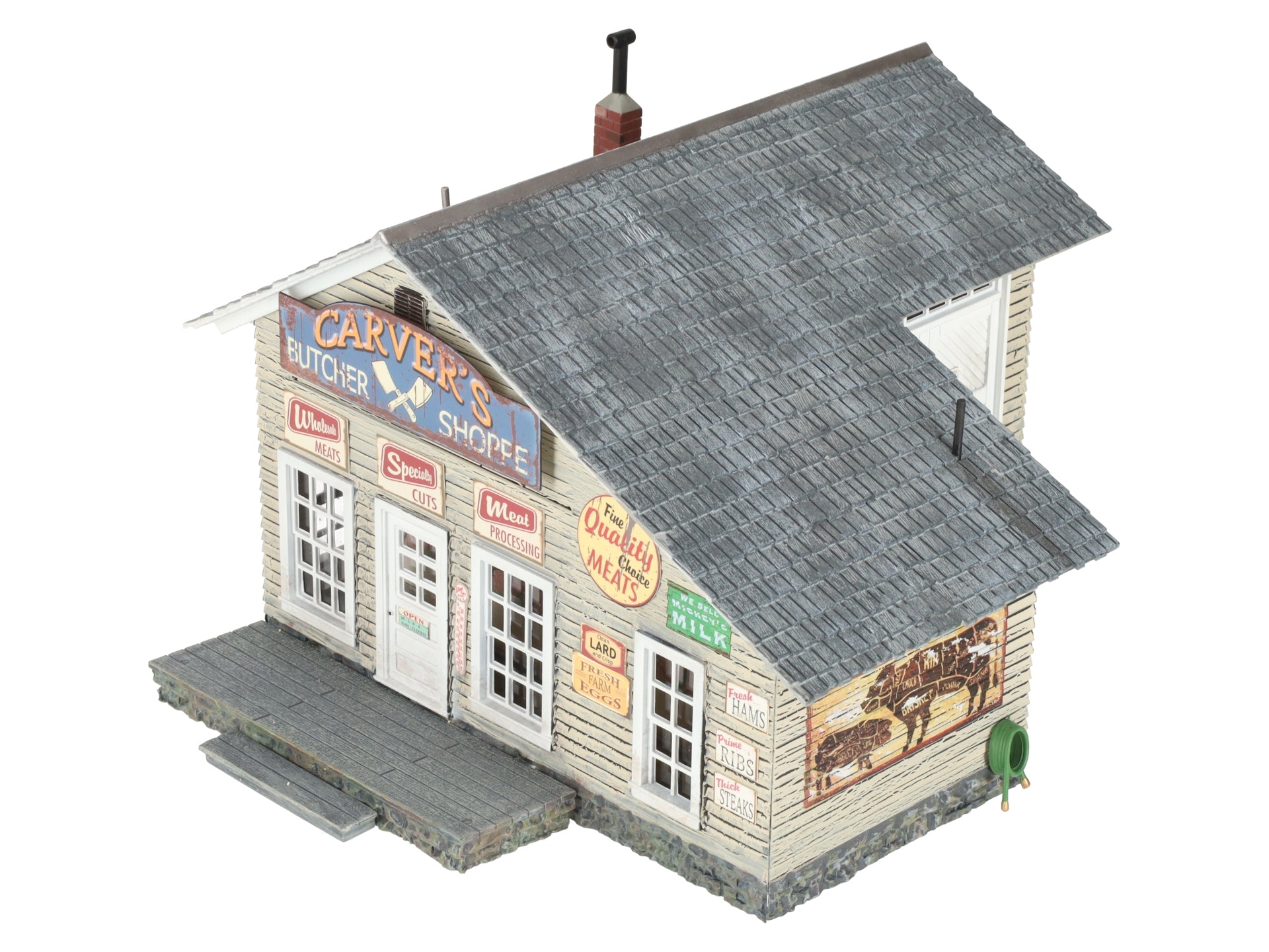 Woodland Scenics BR5872 O Assembled Built-N-Ready Butcher Shop Building LN/Box