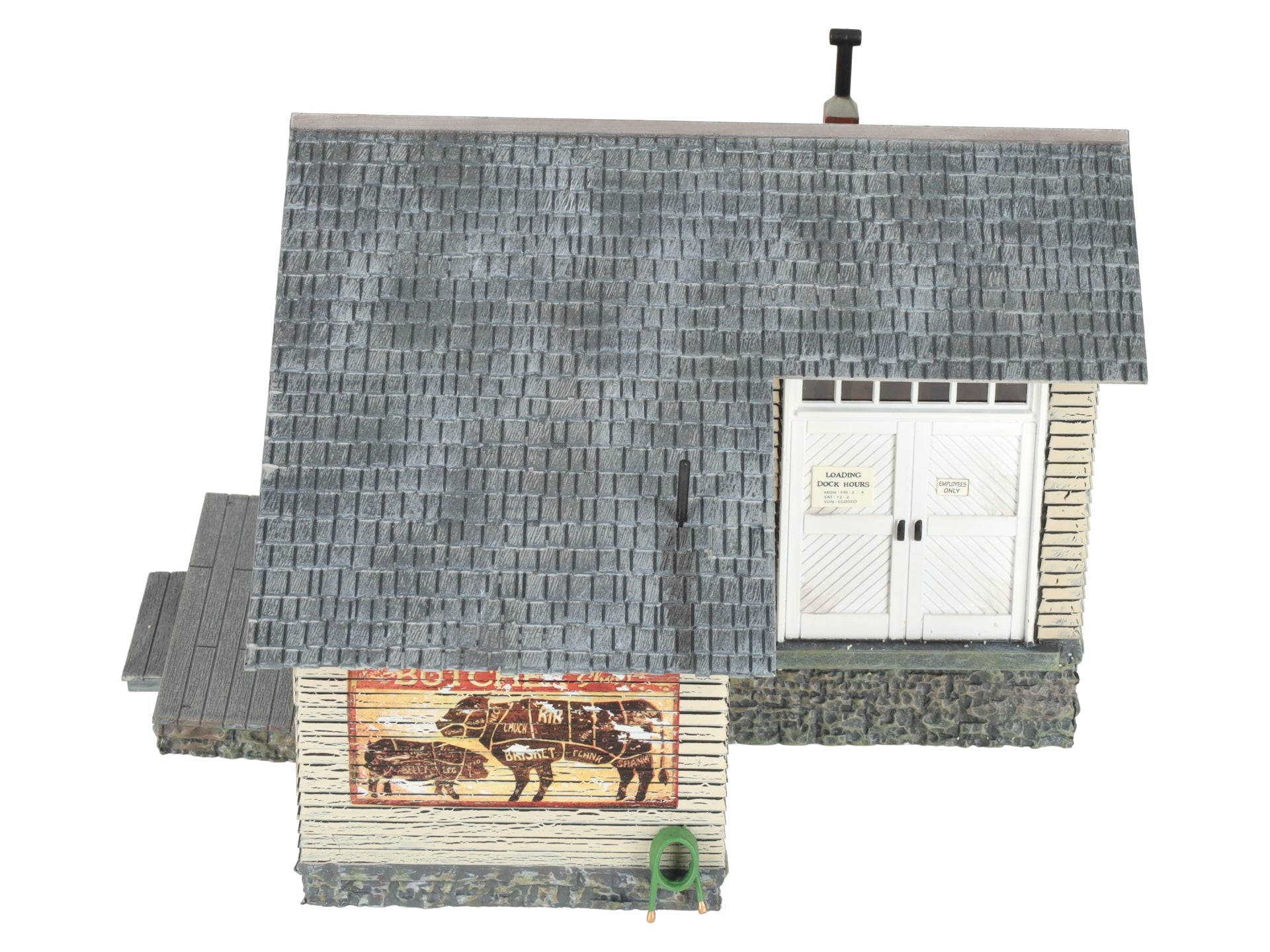 Woodland Scenics BR5872 O Assembled Built-N-Ready Butcher Shop Building LN/Box