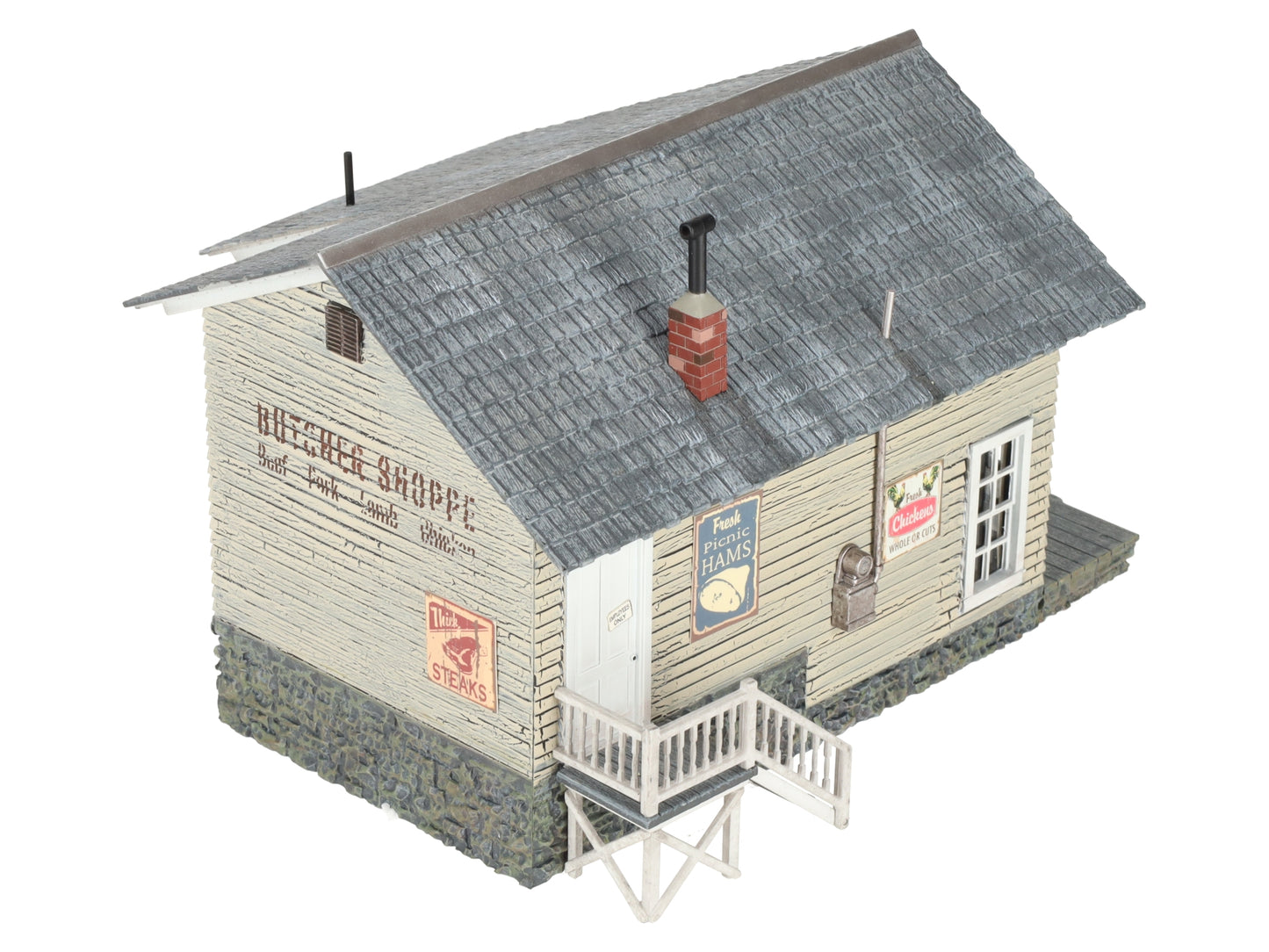 Woodland Scenics BR5872 O Assembled Built-N-Ready Butcher Shop Building LN/Box