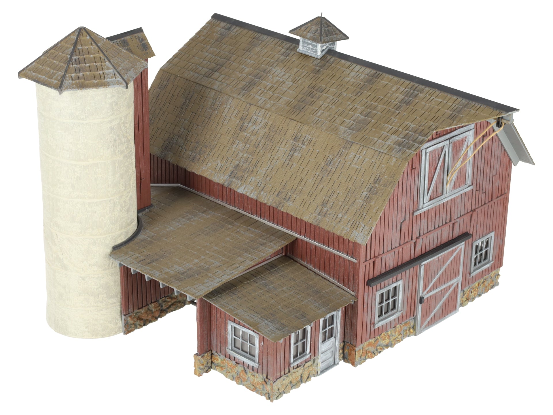 Woodland Scenics BR5865 O Built-&-Ready Old Weathered Barn Building