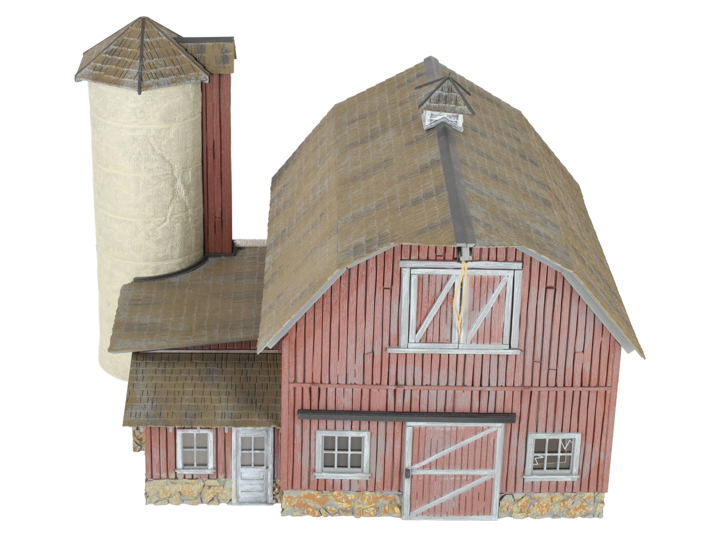 Woodland Scenics BR5865 O Built-&-Ready Old Weathered Barn Building
