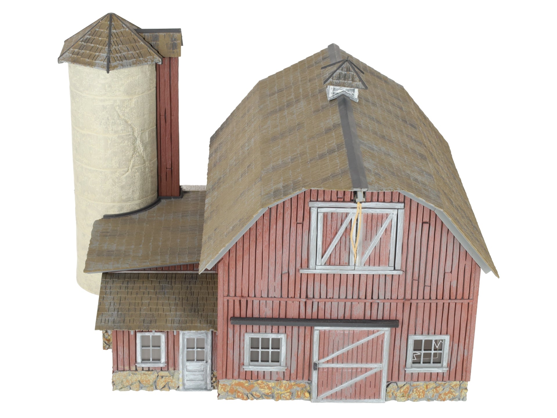 Woodland Scenics BR5865 O Built-&-Ready Old Weathered Barn Building