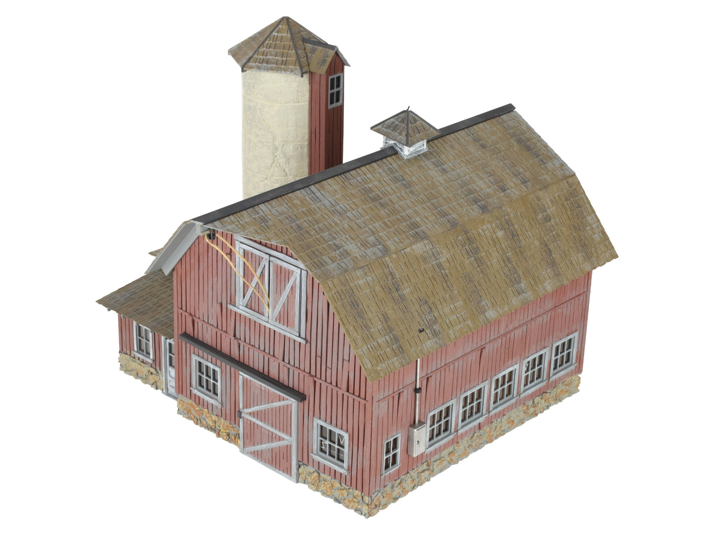 Woodland Scenics BR5865 O Built-&-Ready Old Weathered Barn Building