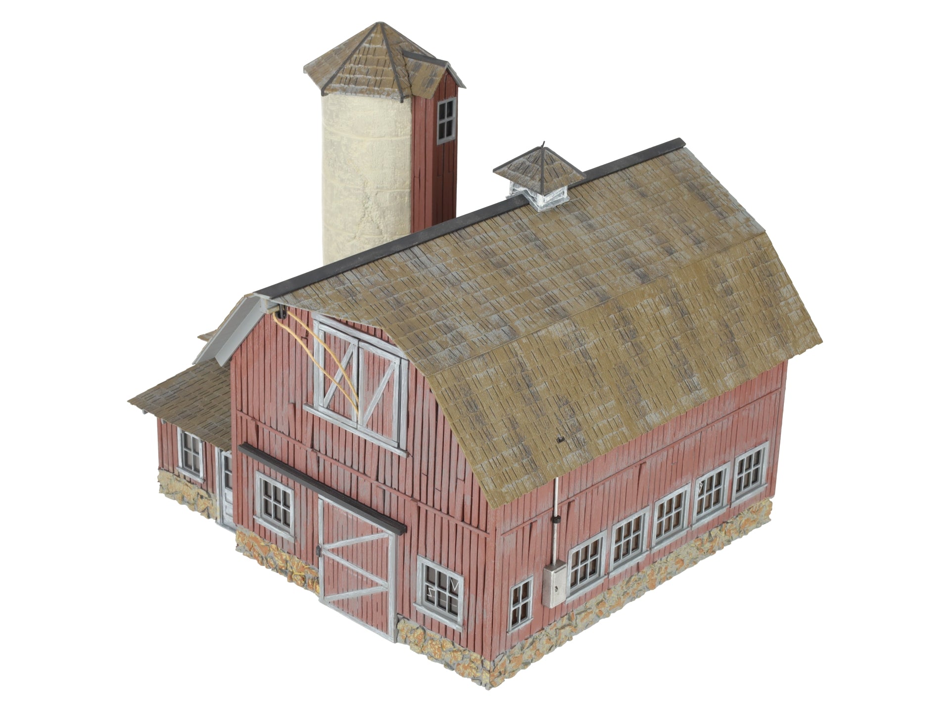 Woodland Scenics BR5865 O Built-&-Ready Old Weathered Barn Building