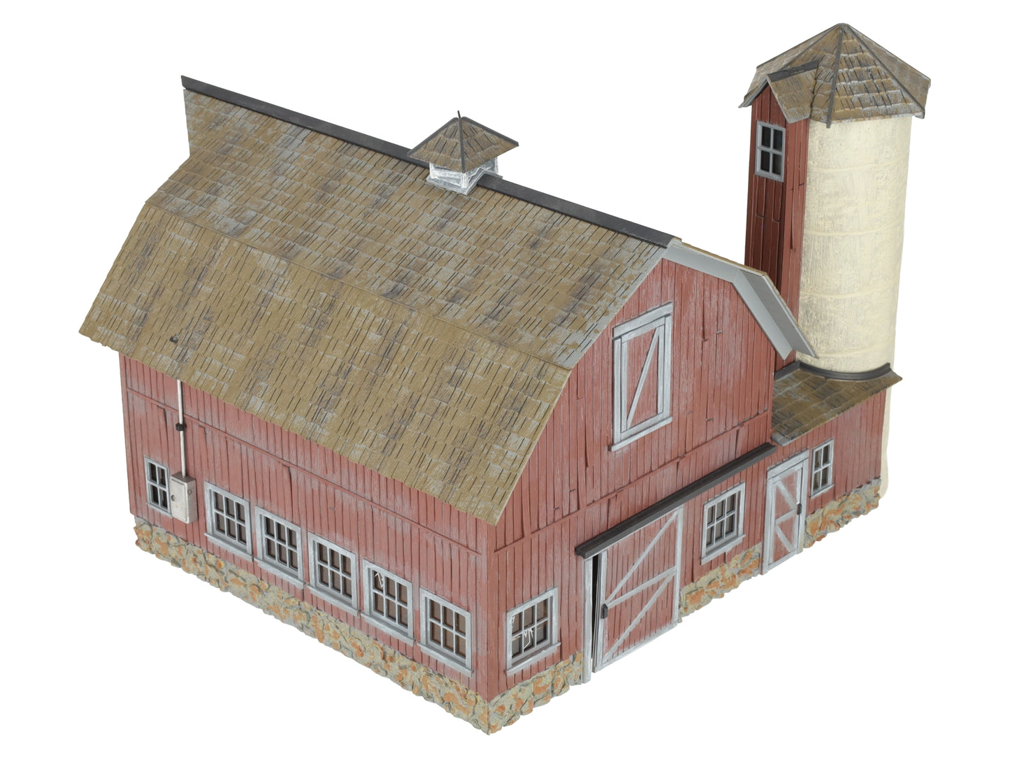 Woodland Scenics BR5865 O Built-&-Ready Old Weathered Barn Building