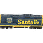 Athearn G62683 HO Santa Fe Powered GP9 Phase II Diesel Locomotive w/DCC VG/Box