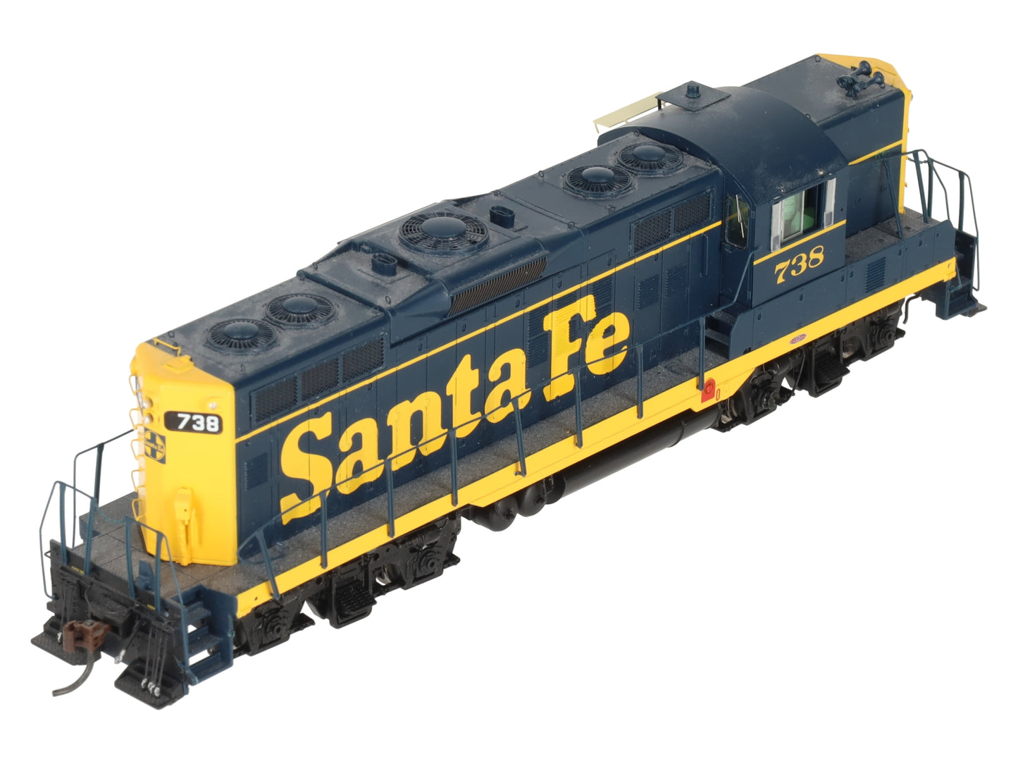 Athearn G62683 HO Santa Fe Powered GP9 Phase II Diesel Locomotive w/DCC VG/Box
