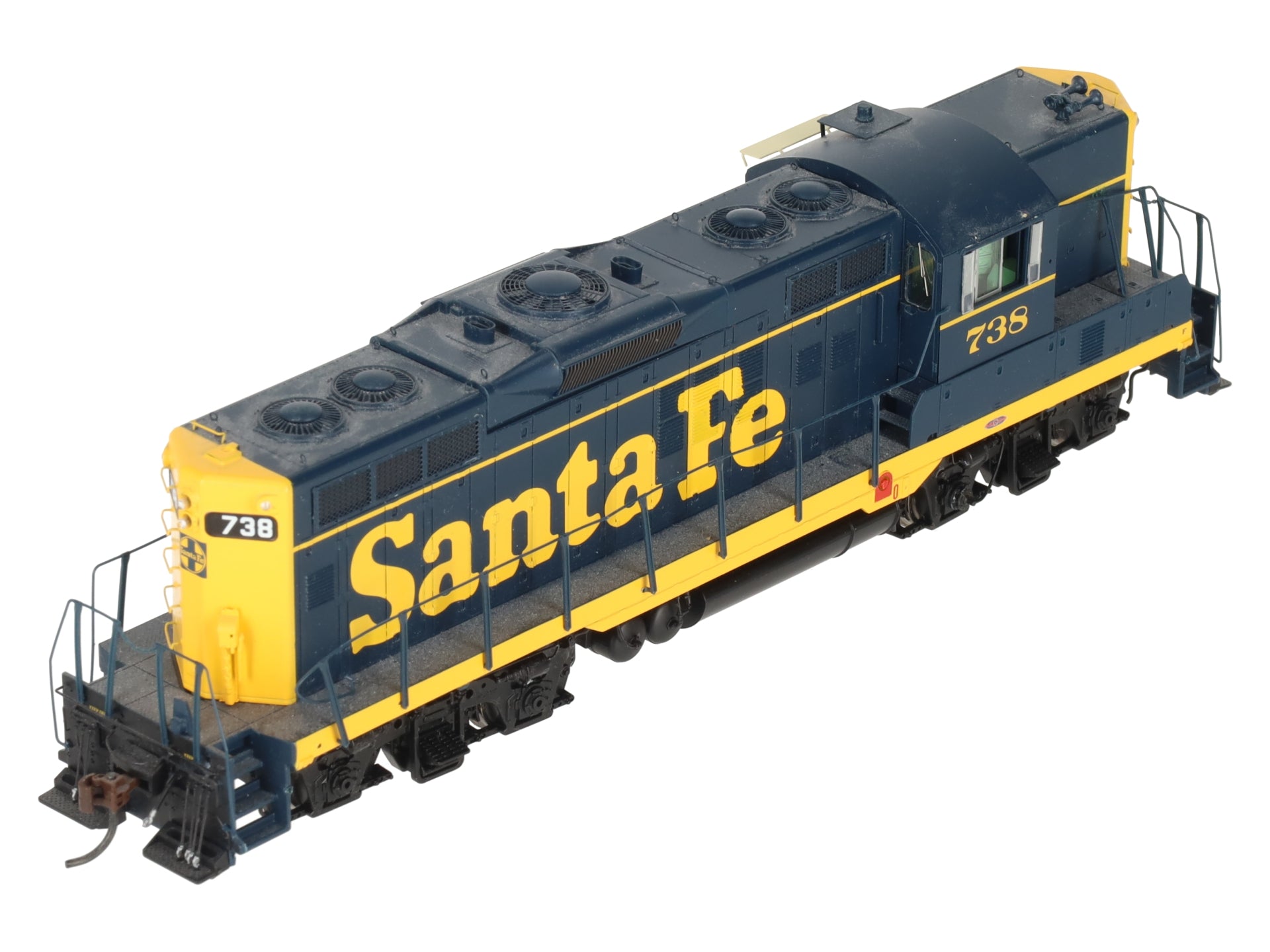 Athearn G62683 HO Santa Fe Powered GP9 Phase II Diesel Locomotive w/DCC VG/Box
