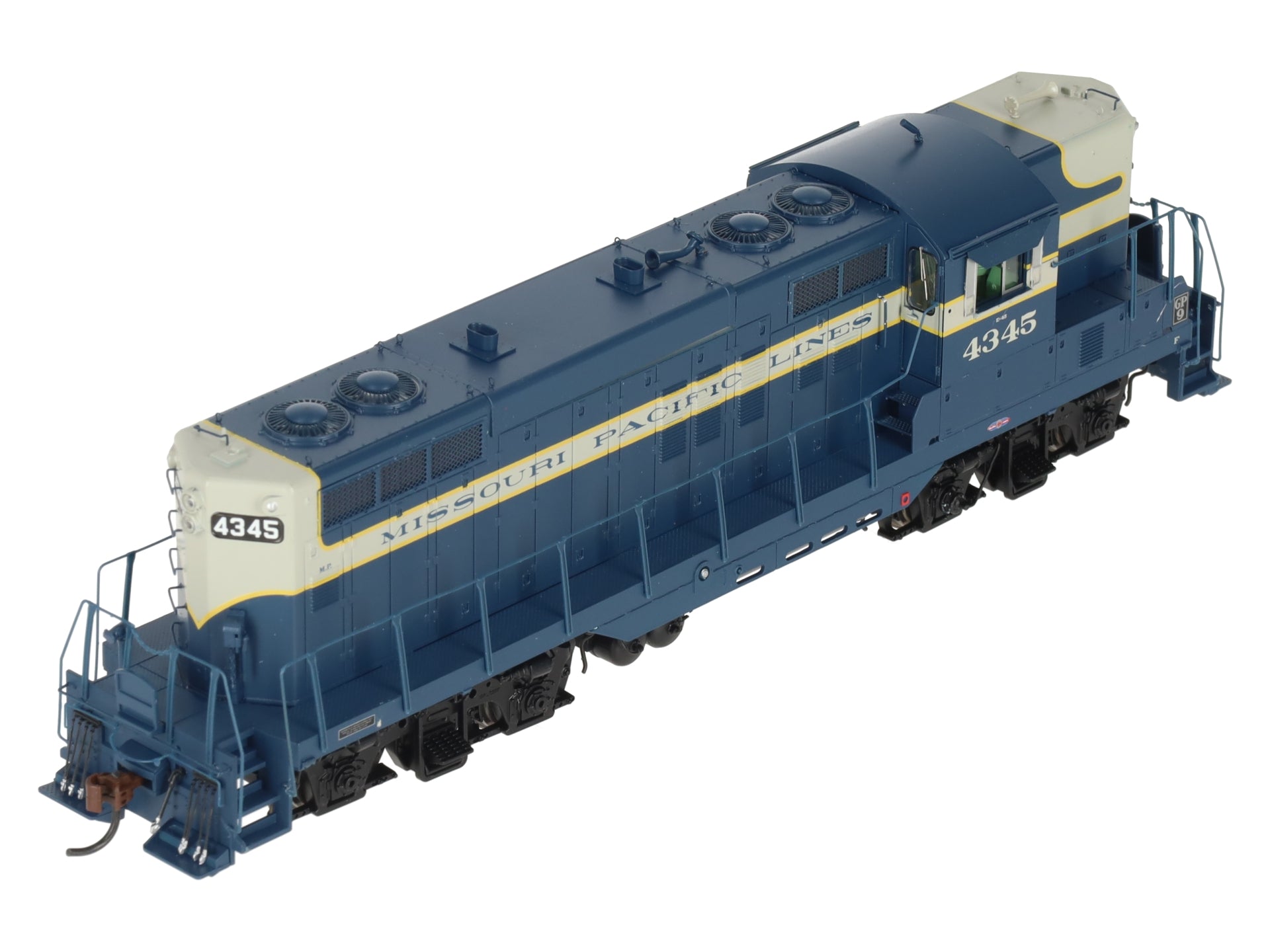 Athearn G62729 HO Missouri Pacific GP9 Diesel Locomotive #4345 EX/Box