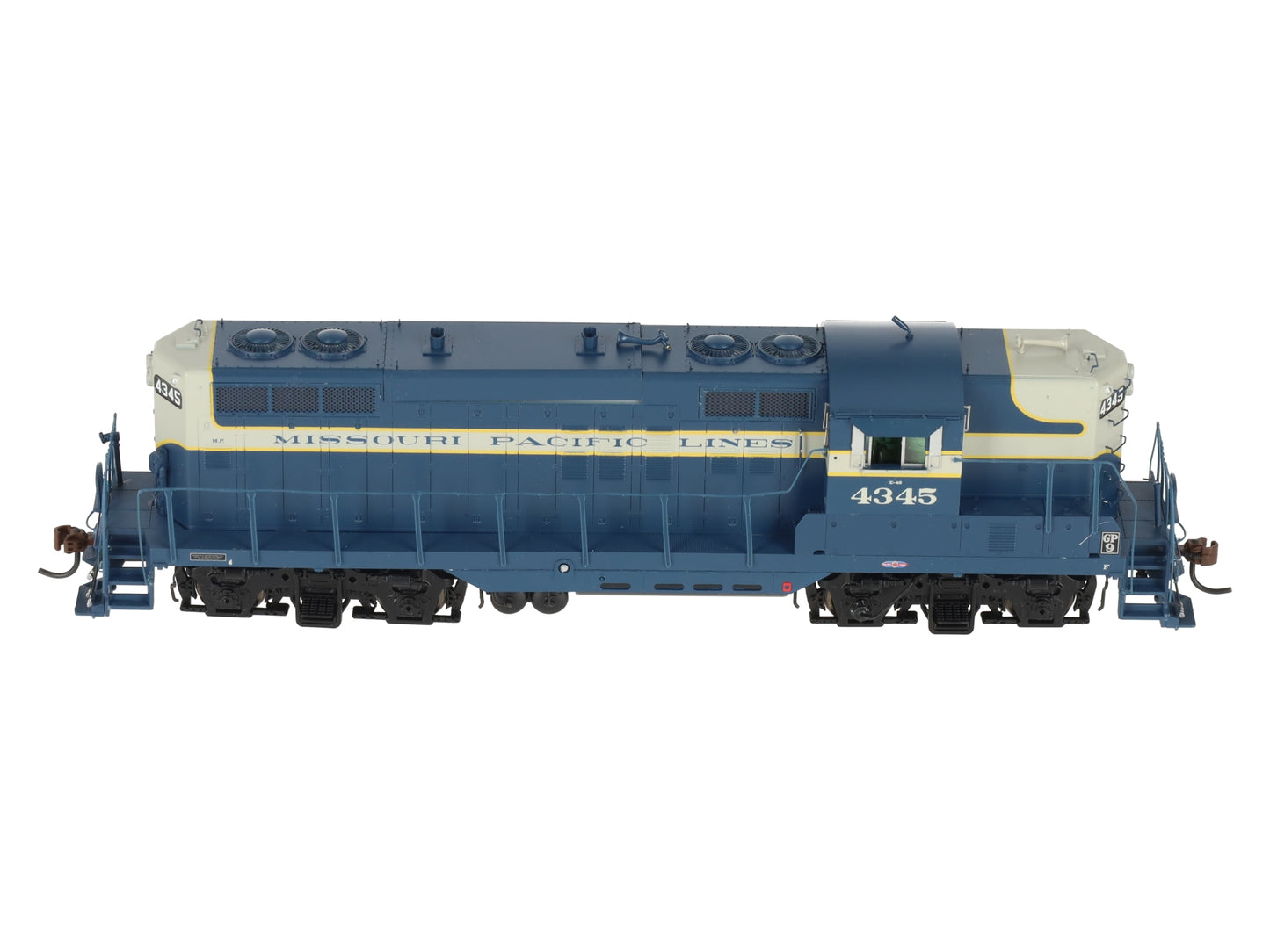 Athearn G62729 HO Missouri Pacific GP9 Diesel Locomotive #4345 EX/Box