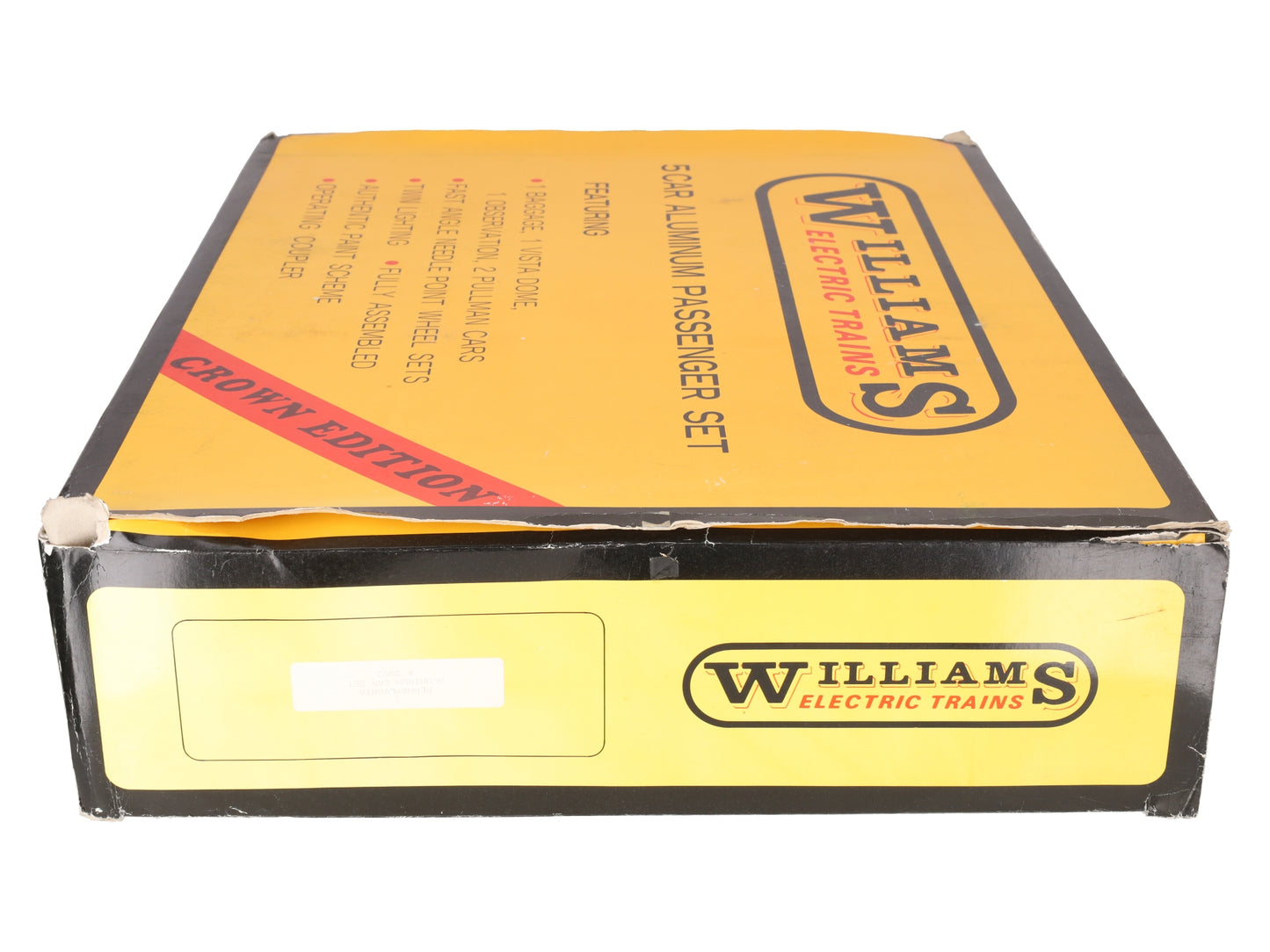Williams 2802 O Gauge PRR Smooth Side Aluminum 5-Car Passenger Set EX/Box