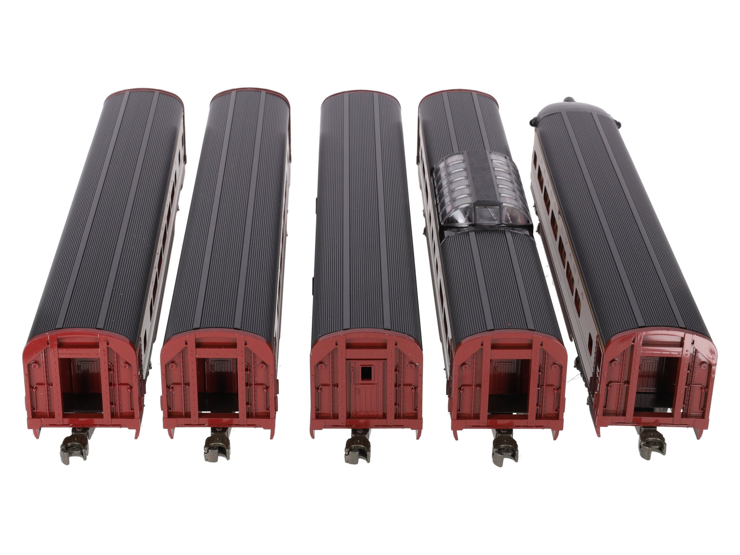Williams 2802 O Gauge PRR Smooth Side Aluminum 5-Car Passenger Set EX/Box