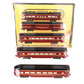 Williams 2802 O Gauge PRR Smooth Side Aluminum 5-Car Passenger Set EX/Box