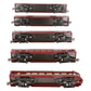 Williams 2802 O Gauge PRR Smooth Side Aluminum 5-Car Passenger Set EX/Box