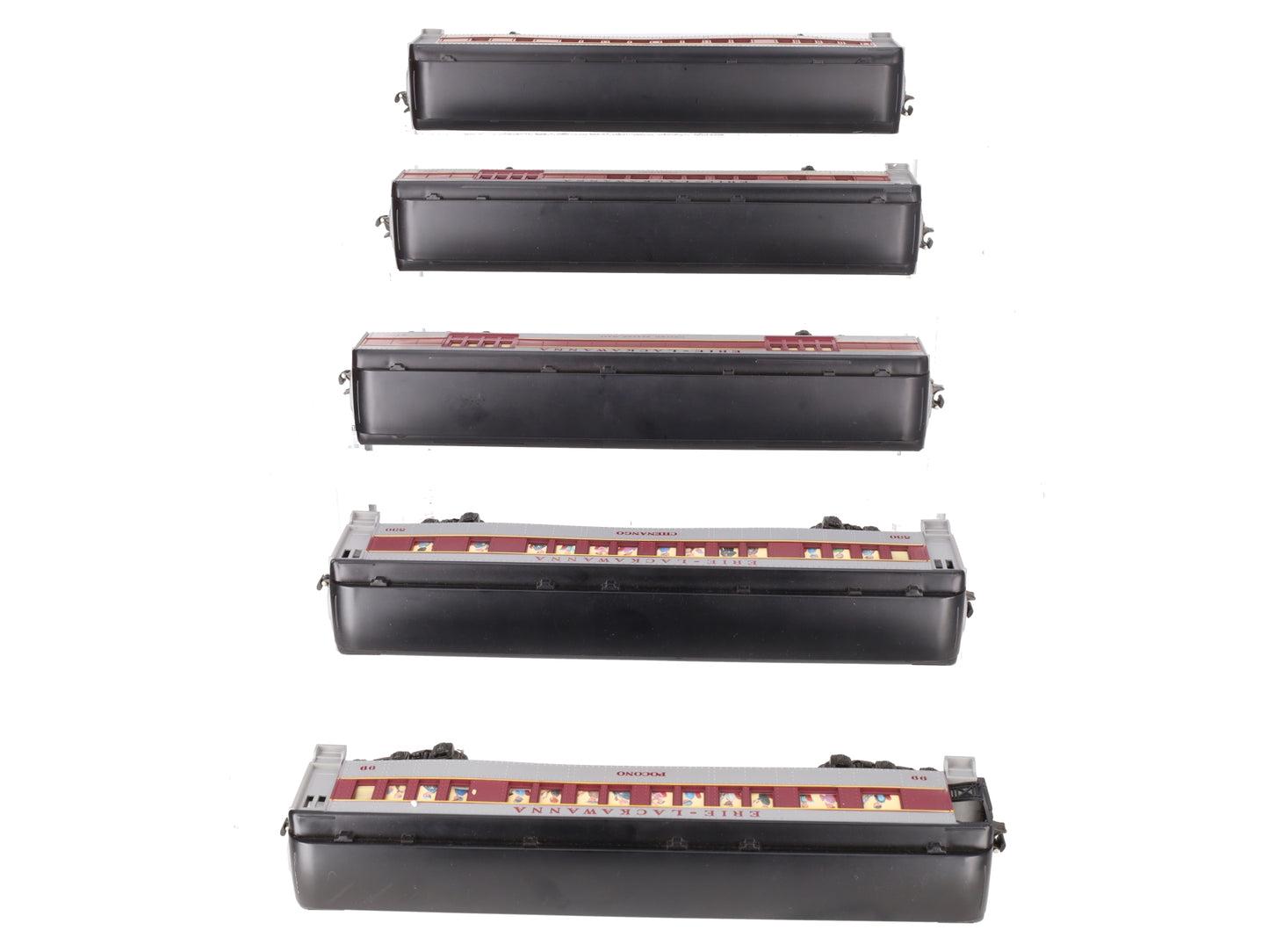 Williams 2510 Erie Lackawanna 5-Car Madison Passenger Set VG