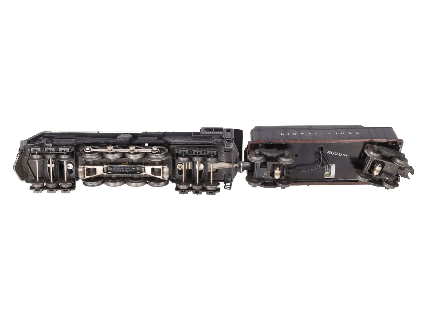 Lionel 2020 Vintage O 6-8-6 Steam Turbine Locomotive with 6020W Tender VG