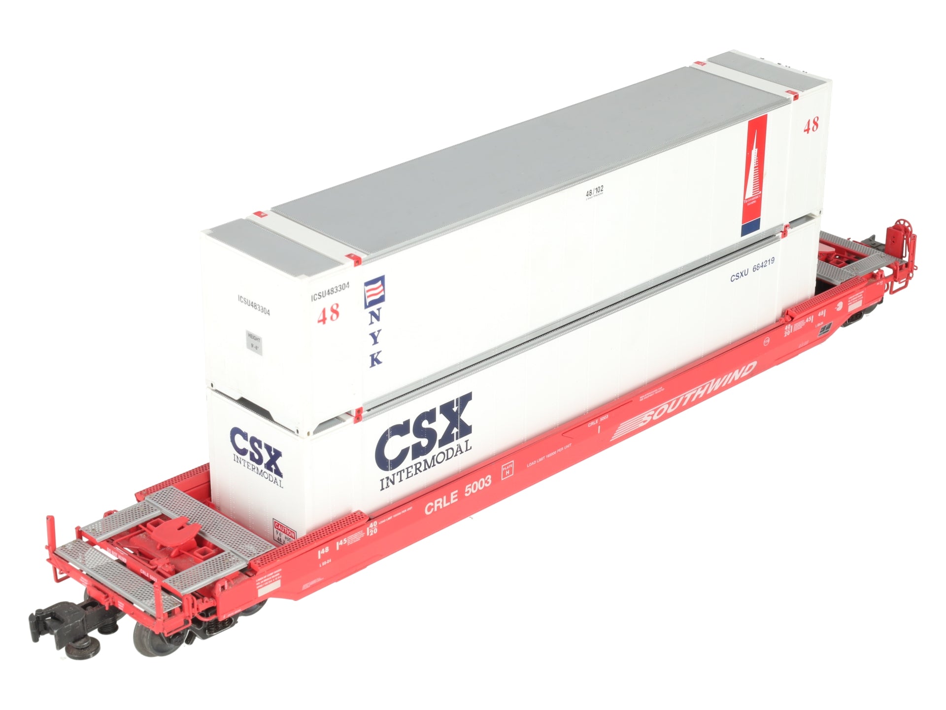 Lionel 6-84866 O Southwind Husky Stack Car #5003