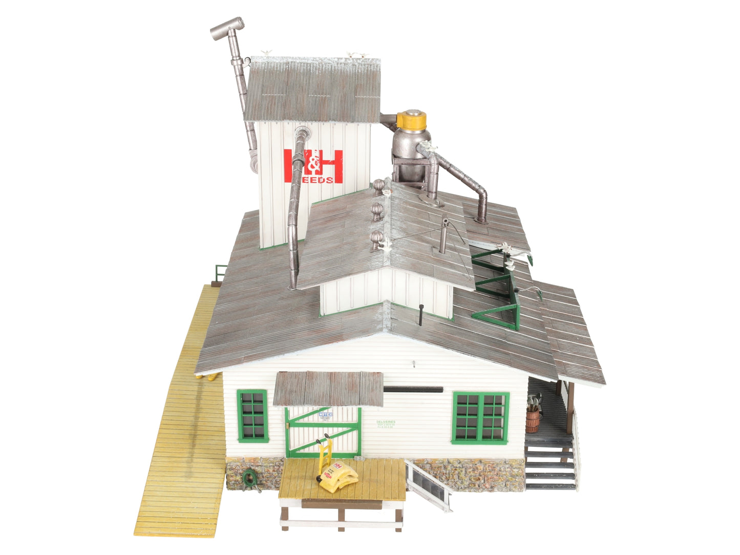 Woodland Scenics BR5859 O Built-&-Ready H&H Feed Mill Building EX/Box