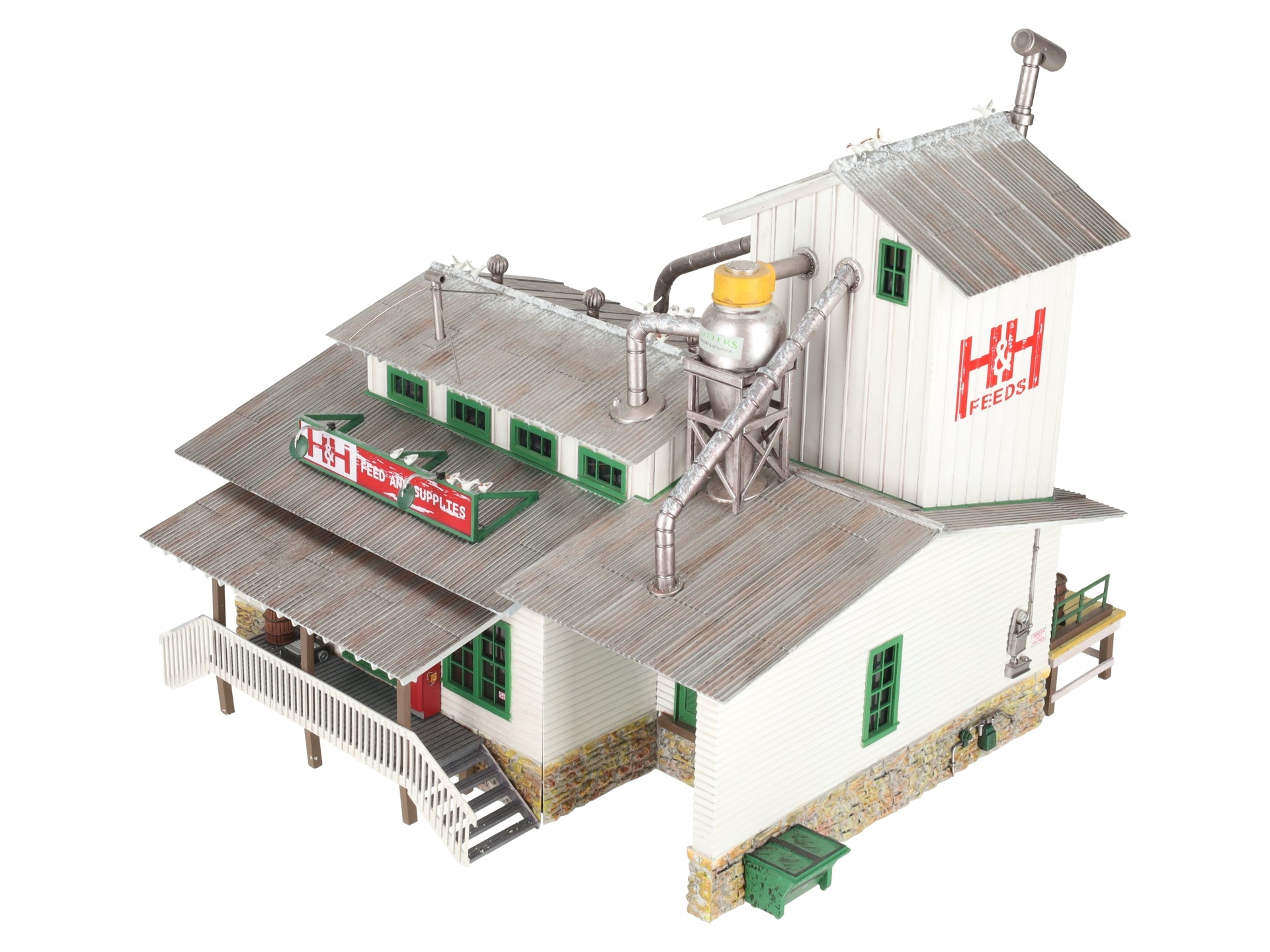 Woodland Scenics BR5859 O Built-&-Ready H&H Feed Mill Building EX/Box