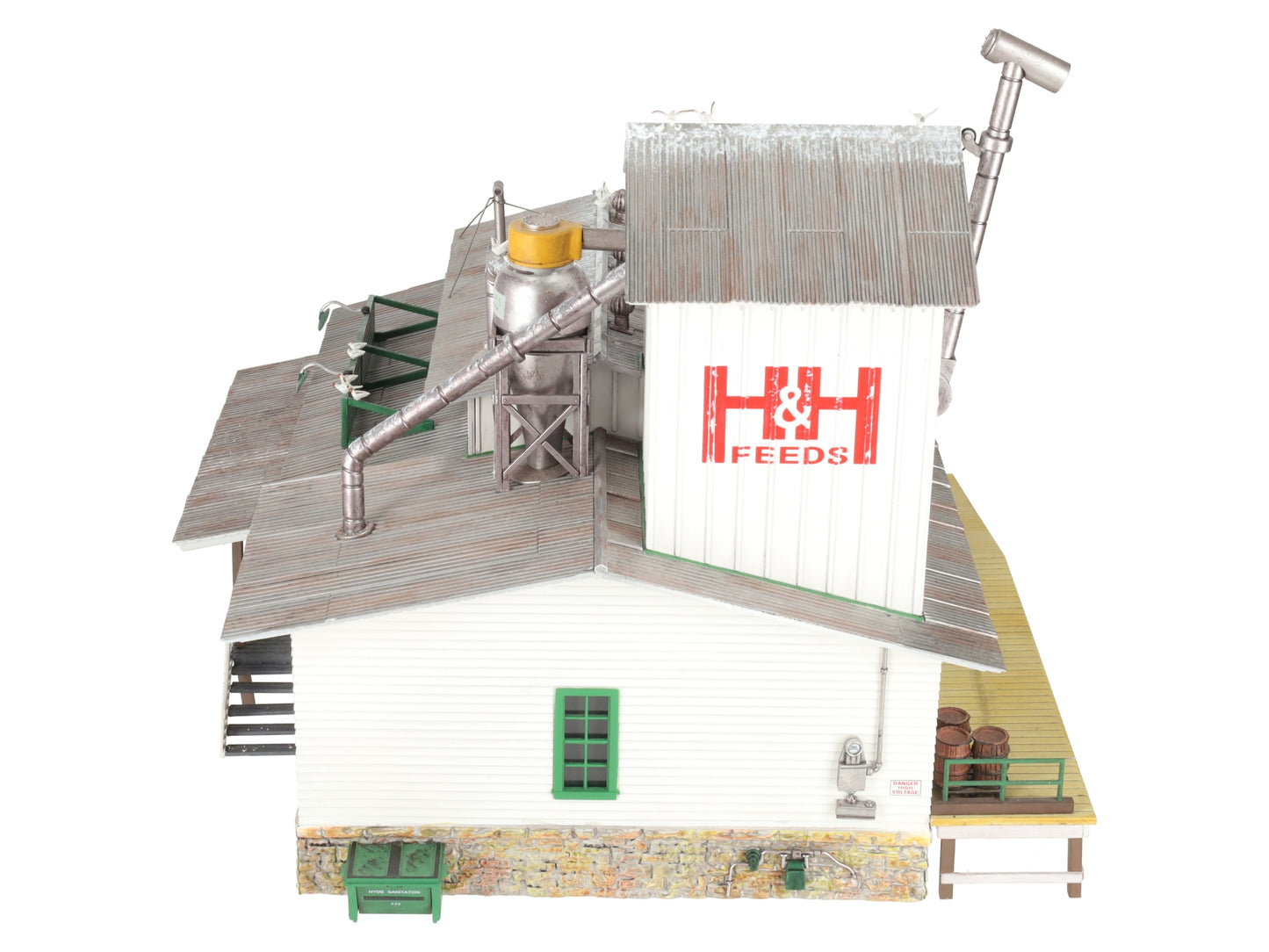 Woodland Scenics BR5859 O Built-&-Ready H&H Feed Mill Building EX/Box